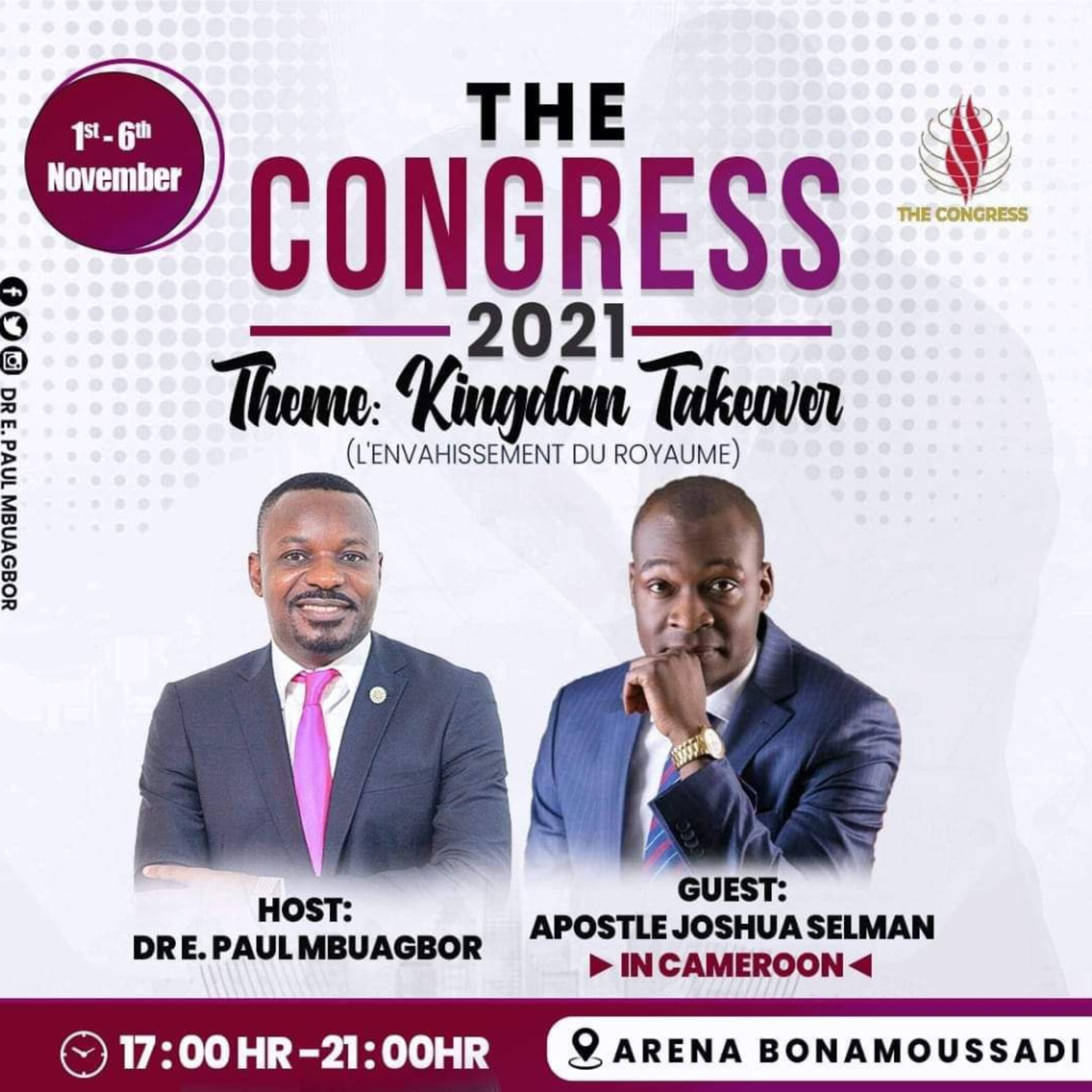 THE PATHWAY TO SPIRITUAL ADVANCEMENT (THE CONGRESS 2021) WITH APOSTLE JOSHUA SELMAN 03.11.2021