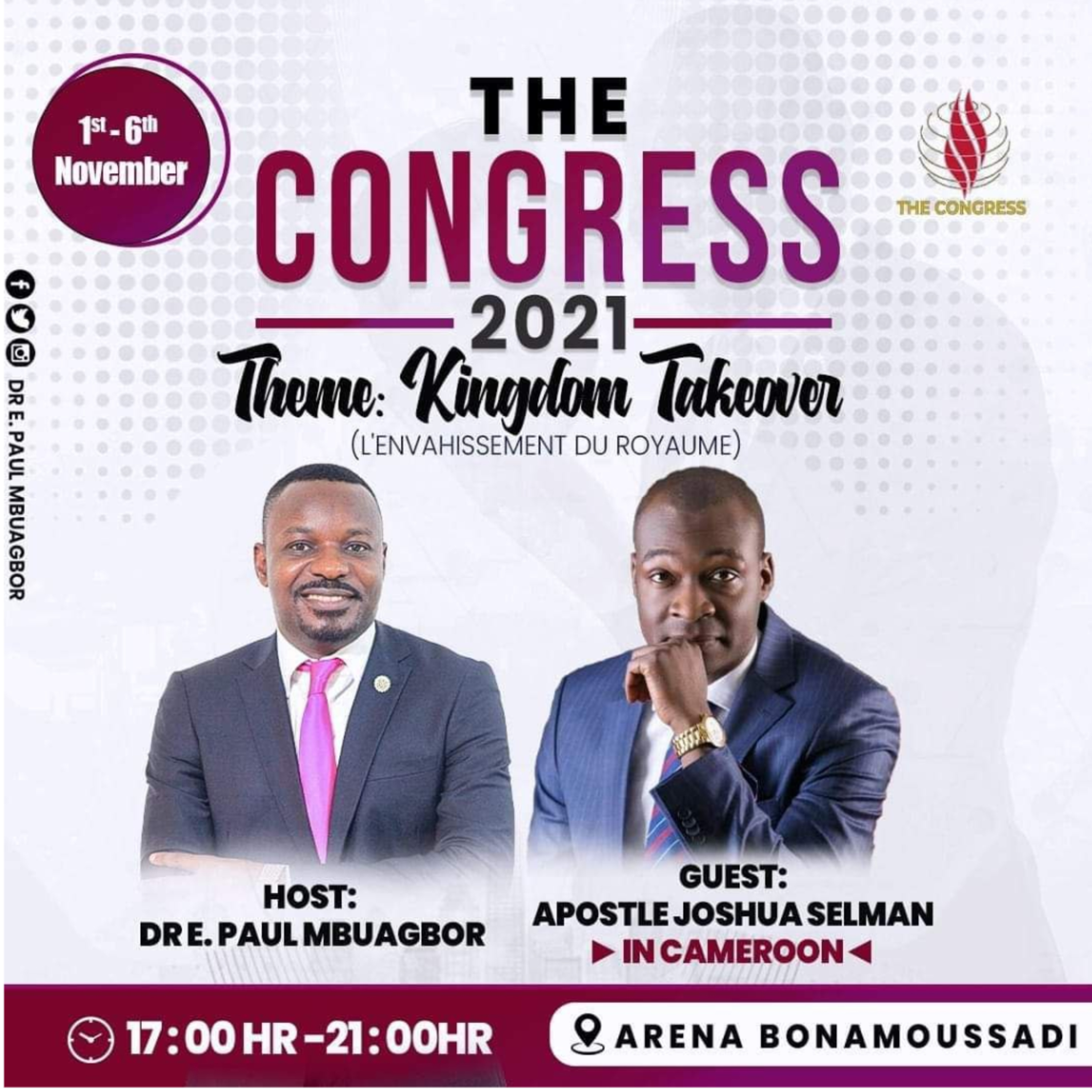 MIRACLE SERVICE (THE CONGRESS 2021) WITH APOSTLE JOSHUA SELMAN 03.11.2021