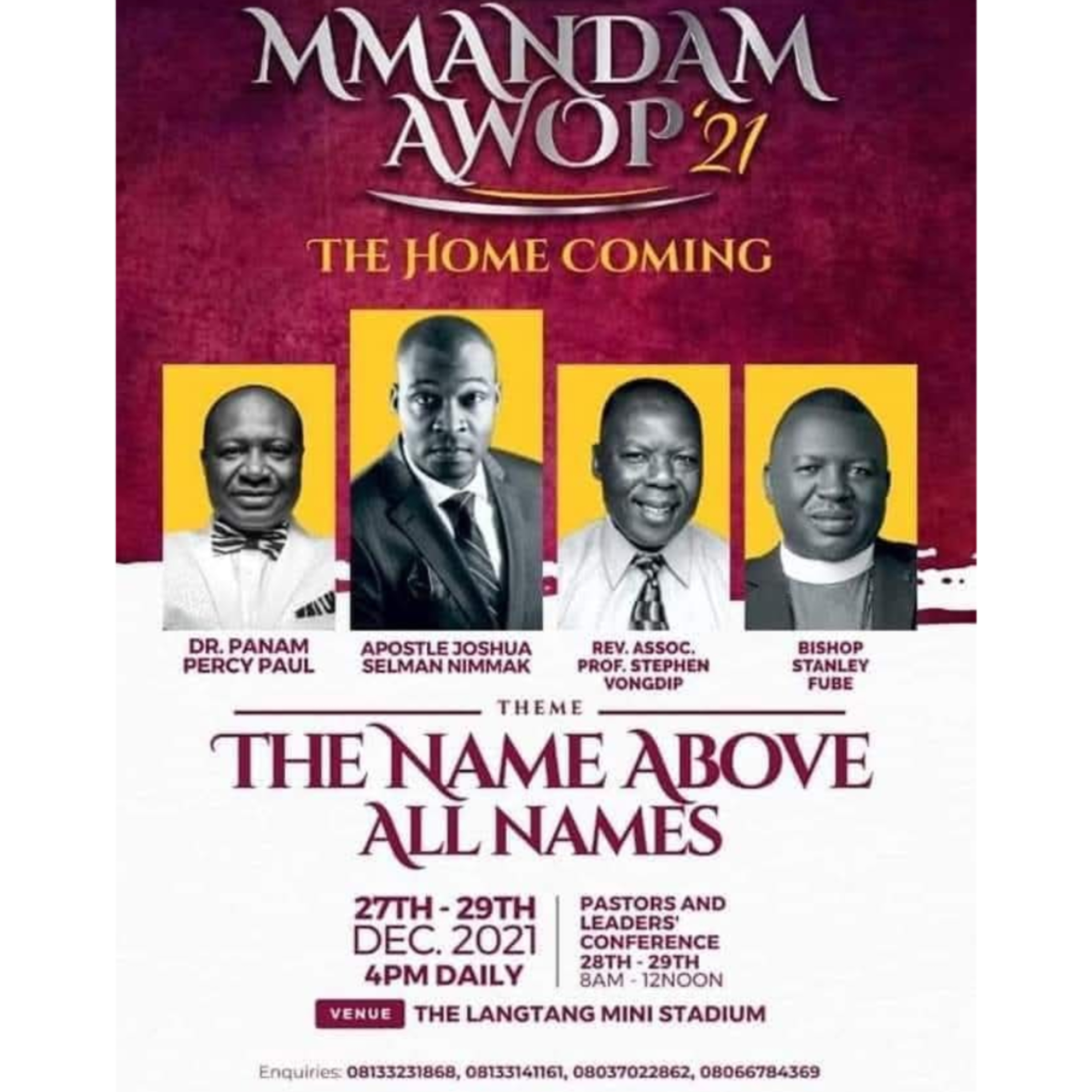 MIRACLE & IMPARTATION SERVICE (MMANDAM AWOP 2021) WITH APOSTLE JOSHUA SELMAN 29.12.2021