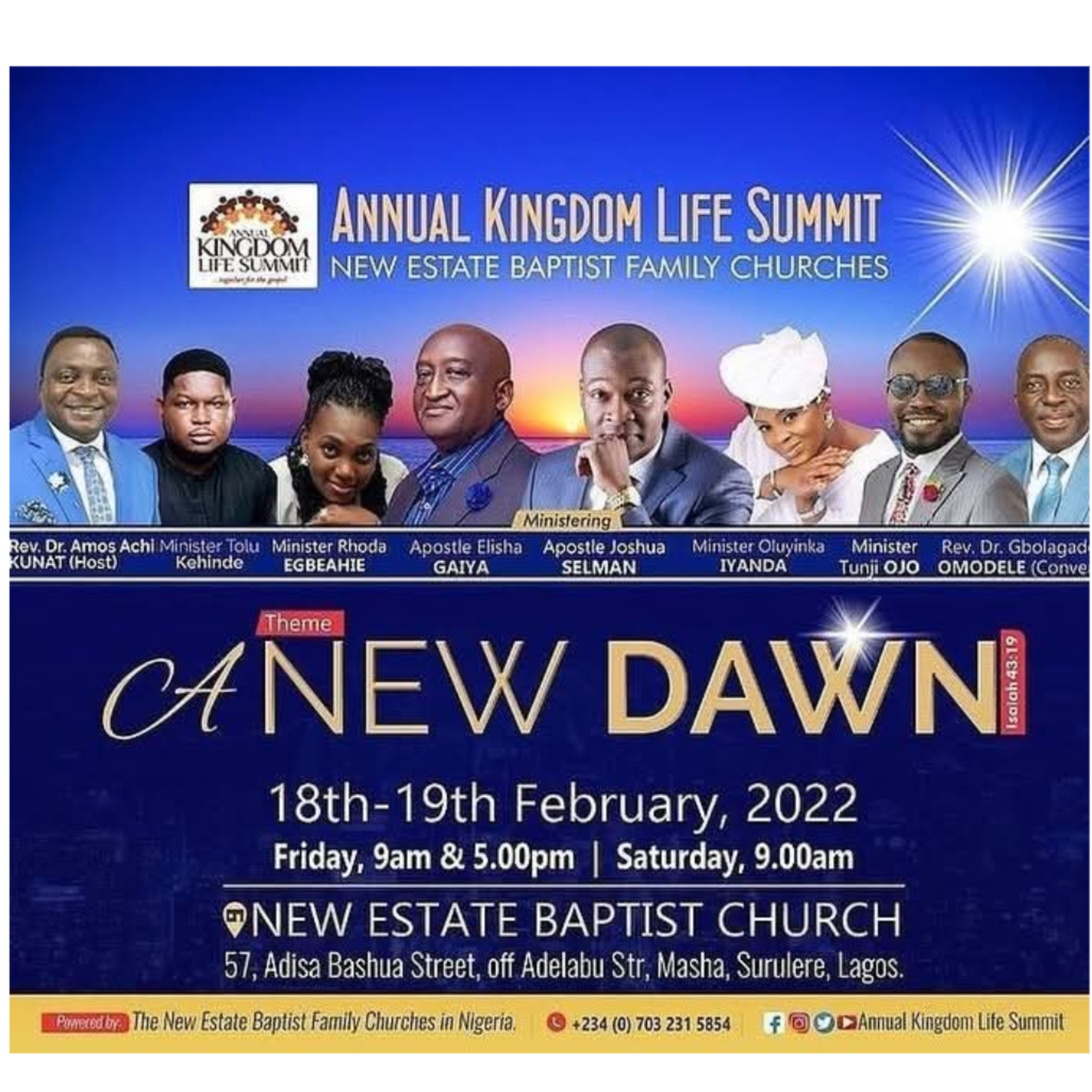 SPIRITUAL MATURITY (ANNUAL KINGDOM LIFE SUMMIT) WITH APOSTLE JOSHUA SELMAN 18.02.2022