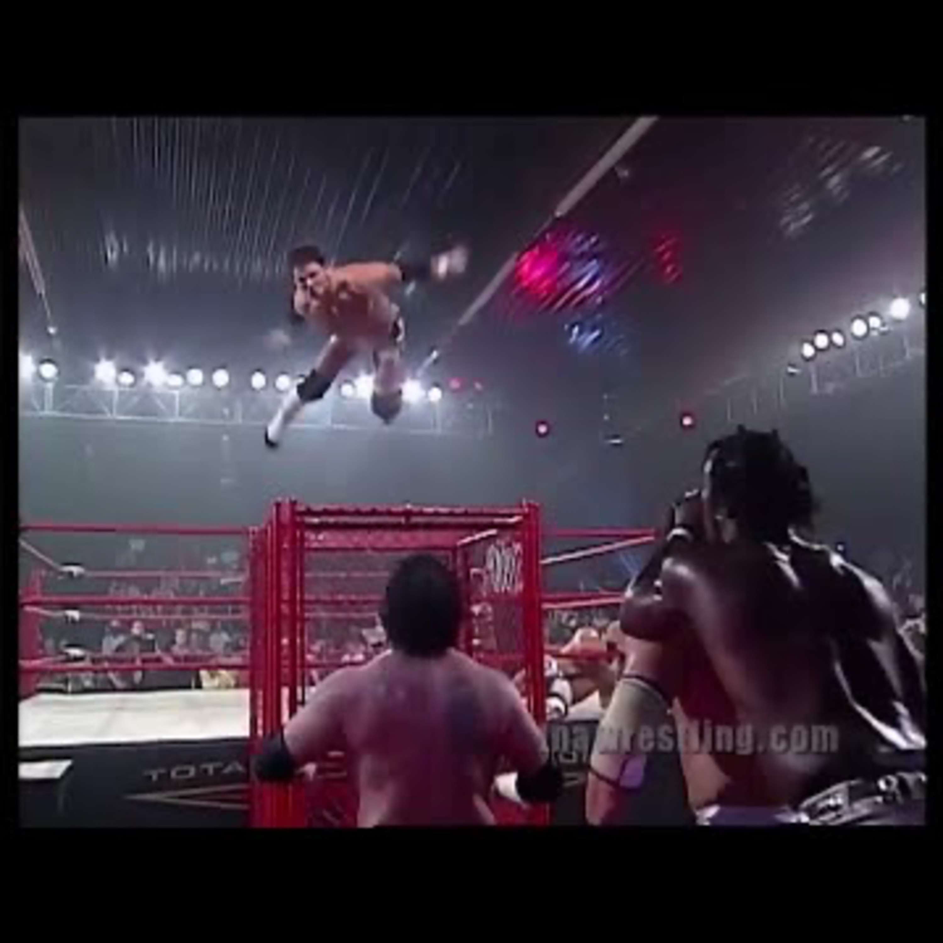 S3E9: Jeff Jarrett vs. Ron Killings vs. A.J. Styles vs. Raven vs. Chris Harris - King of the Mountain Match (NWA-TNA Weekly PPV #100 - 03/06/04) episode artwork