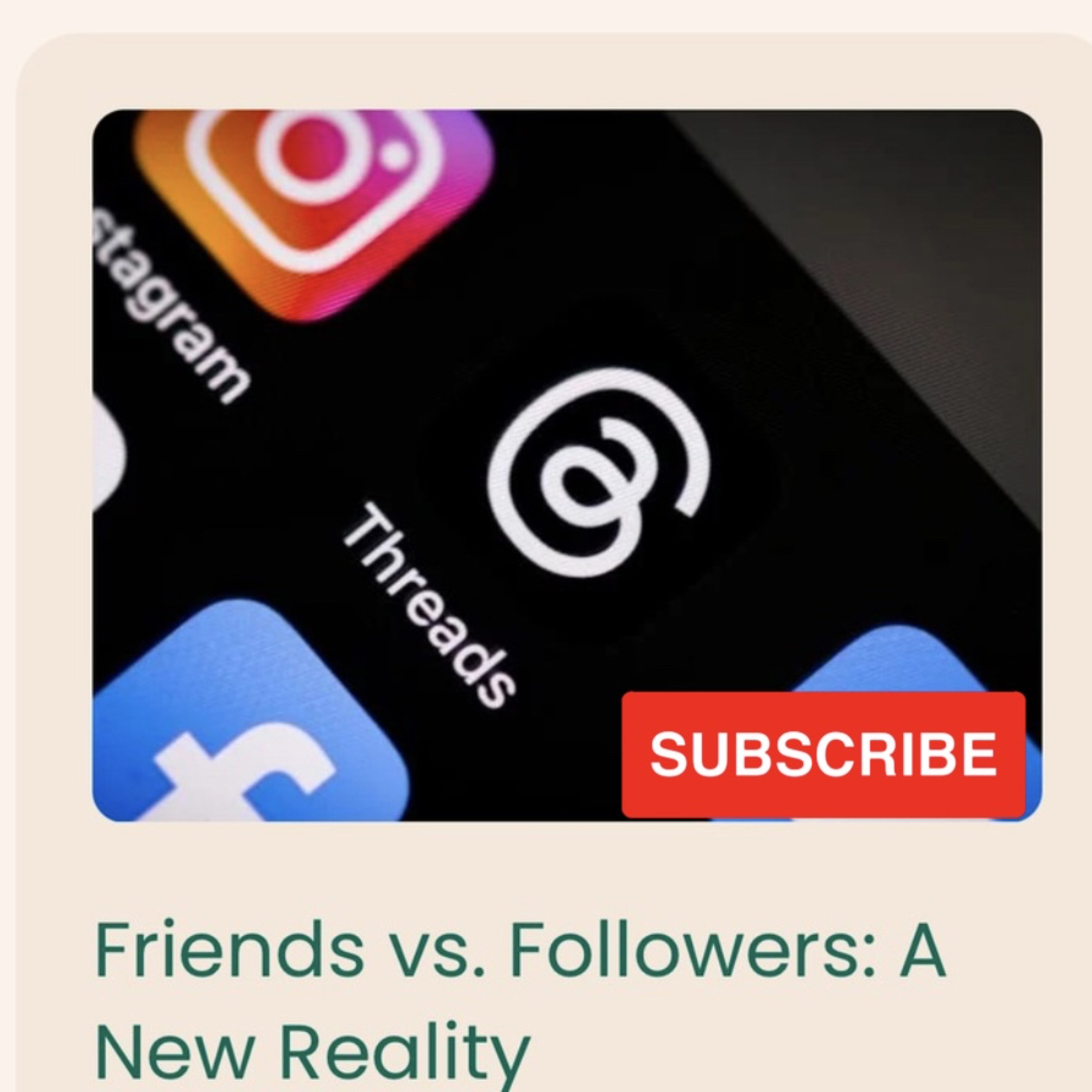 The Follower economics (Followers and friends dichotomy) episode artwork