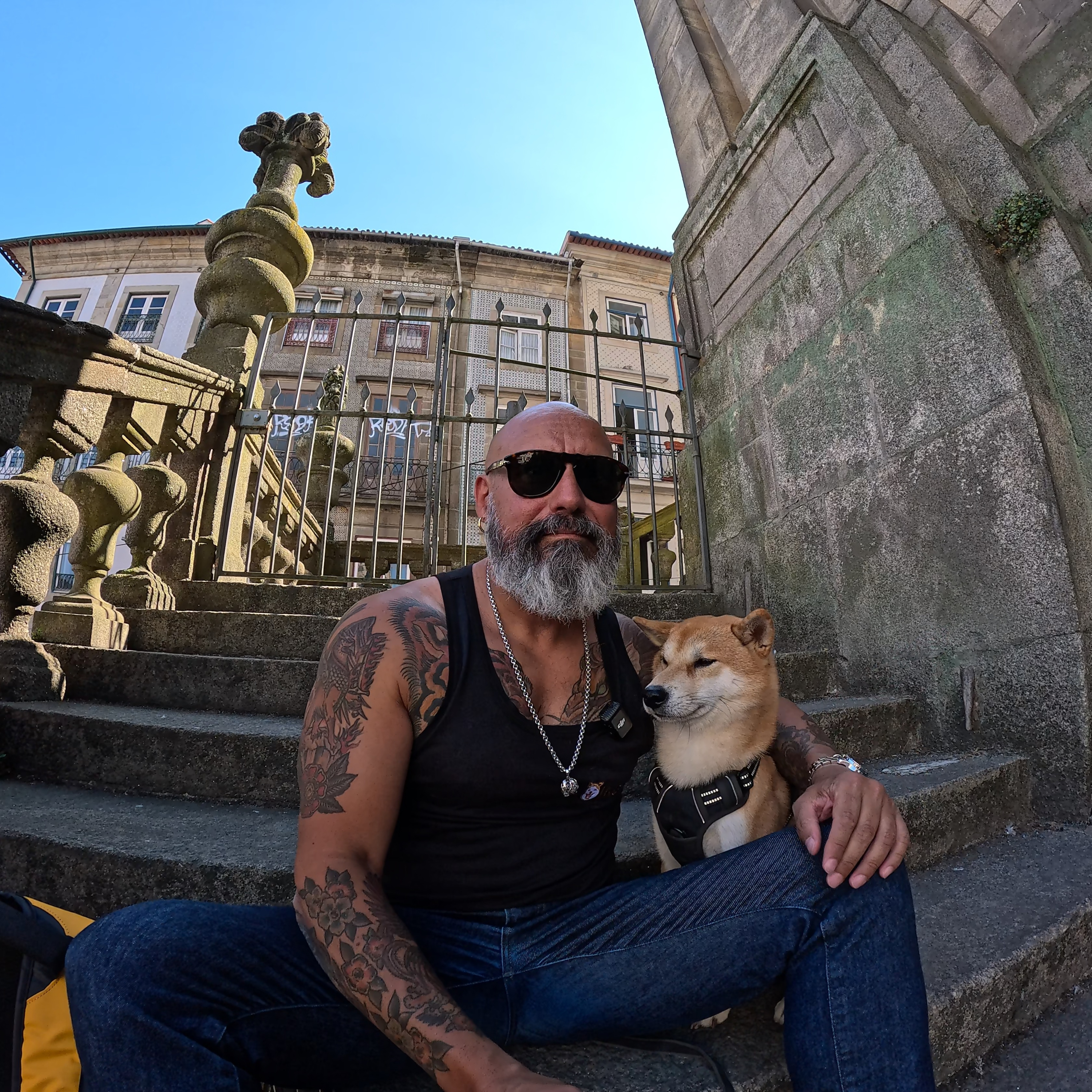 Un nómada y su perro