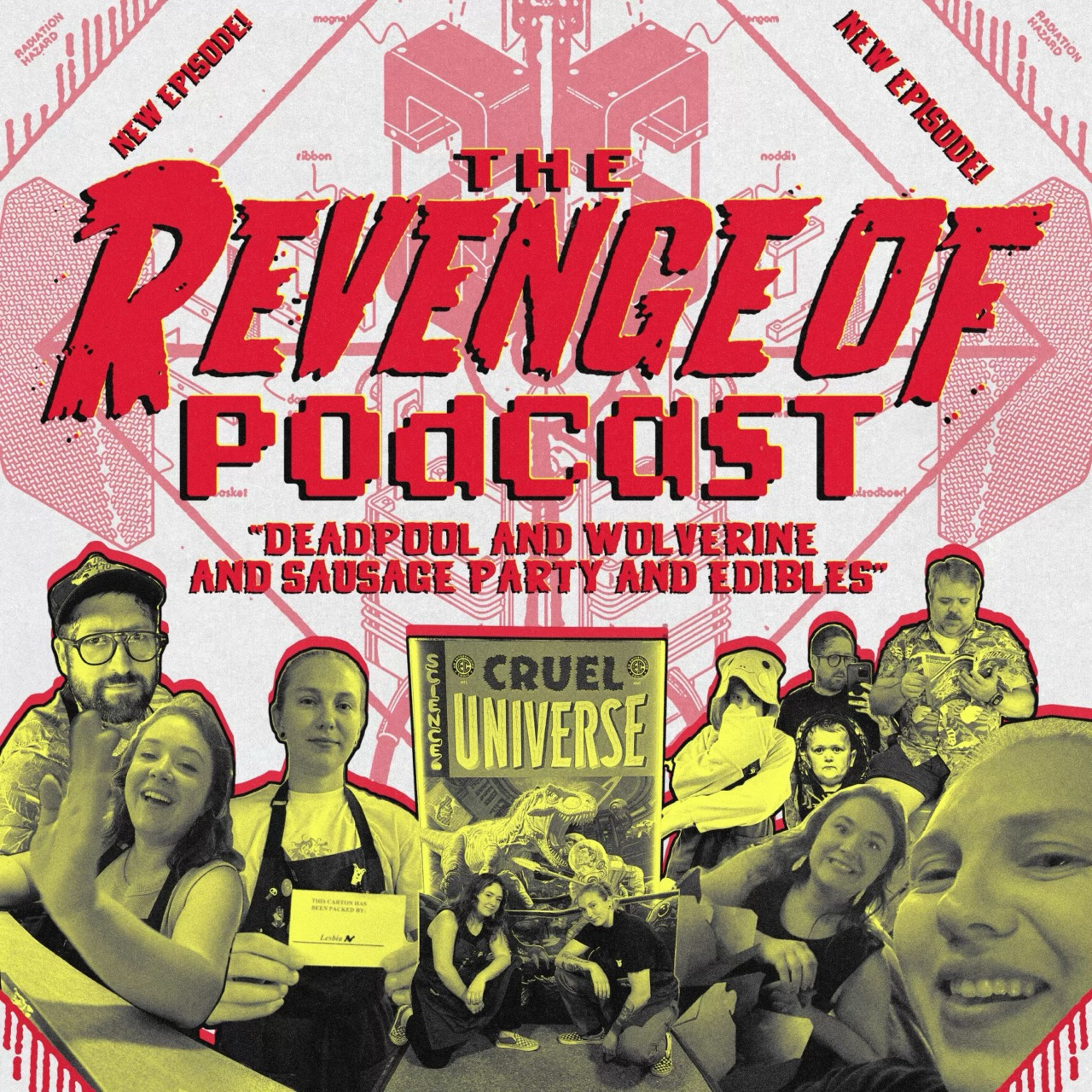 EP 029 - "Deadpool and Wolverine and Sausage Party and Edibles" episode artwork