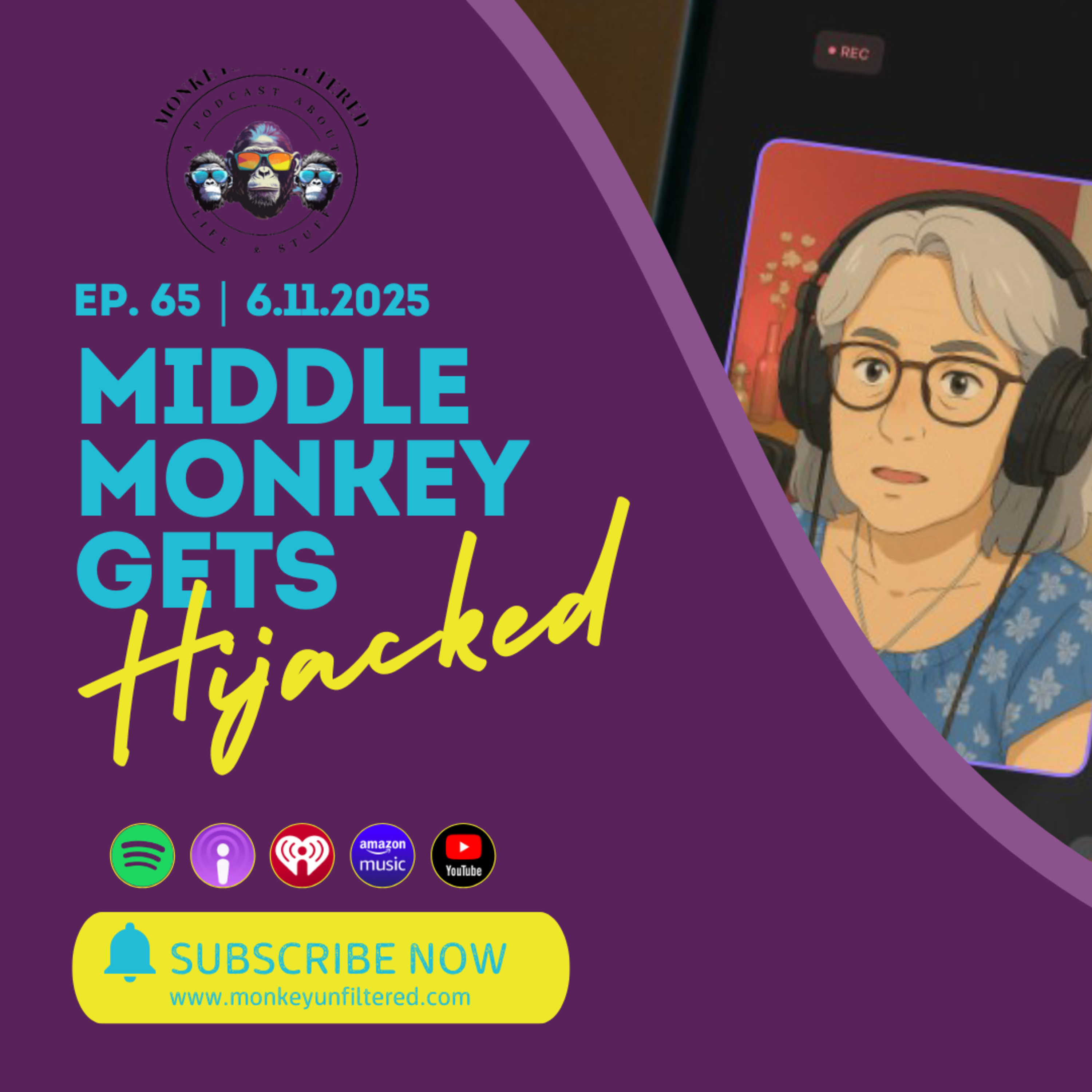 Middle Monkey gets Hijacked episode artwork