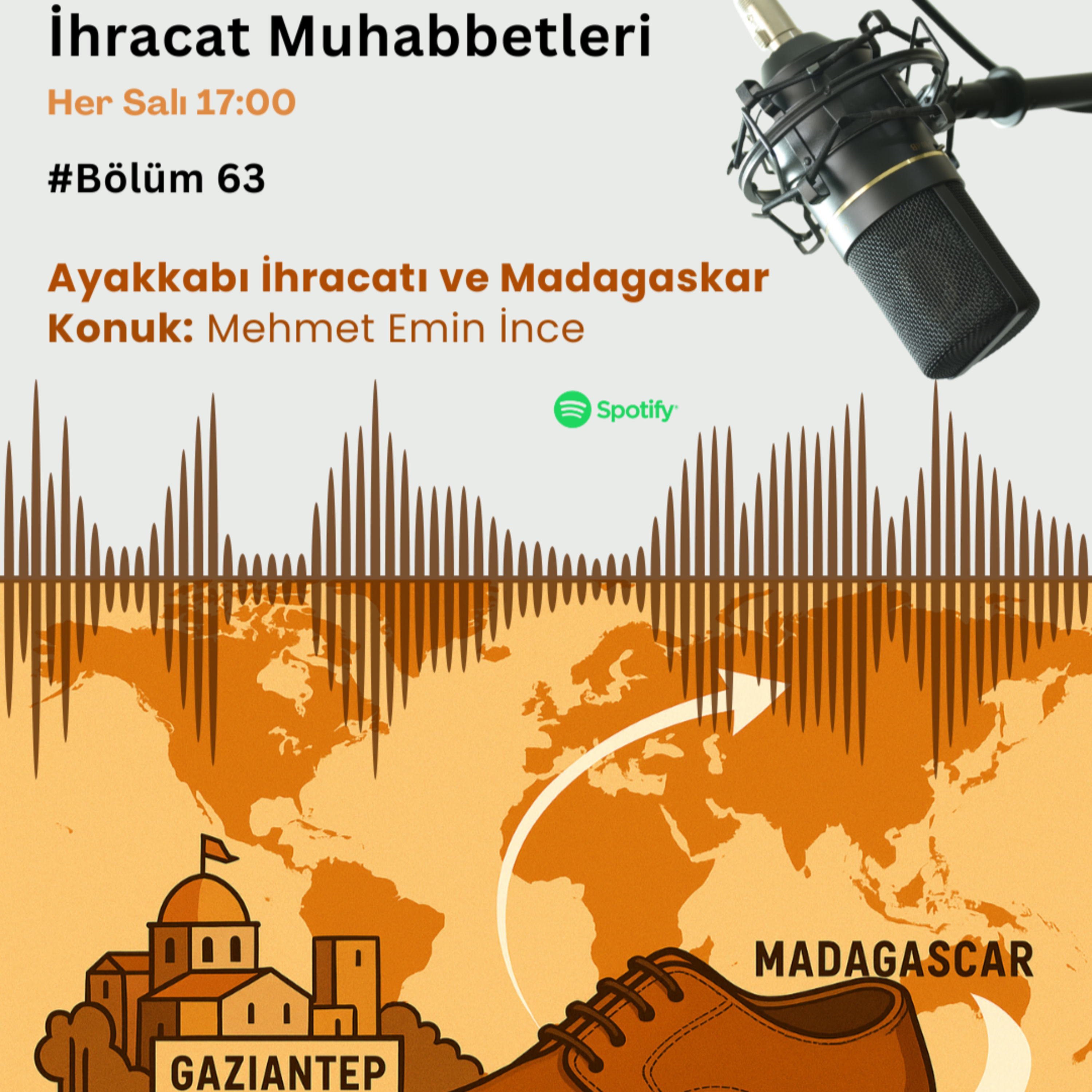 #63 Ayakkabı İhracatı ve Madagaskar Konuk - Mehmet Emin İnce episode artwork