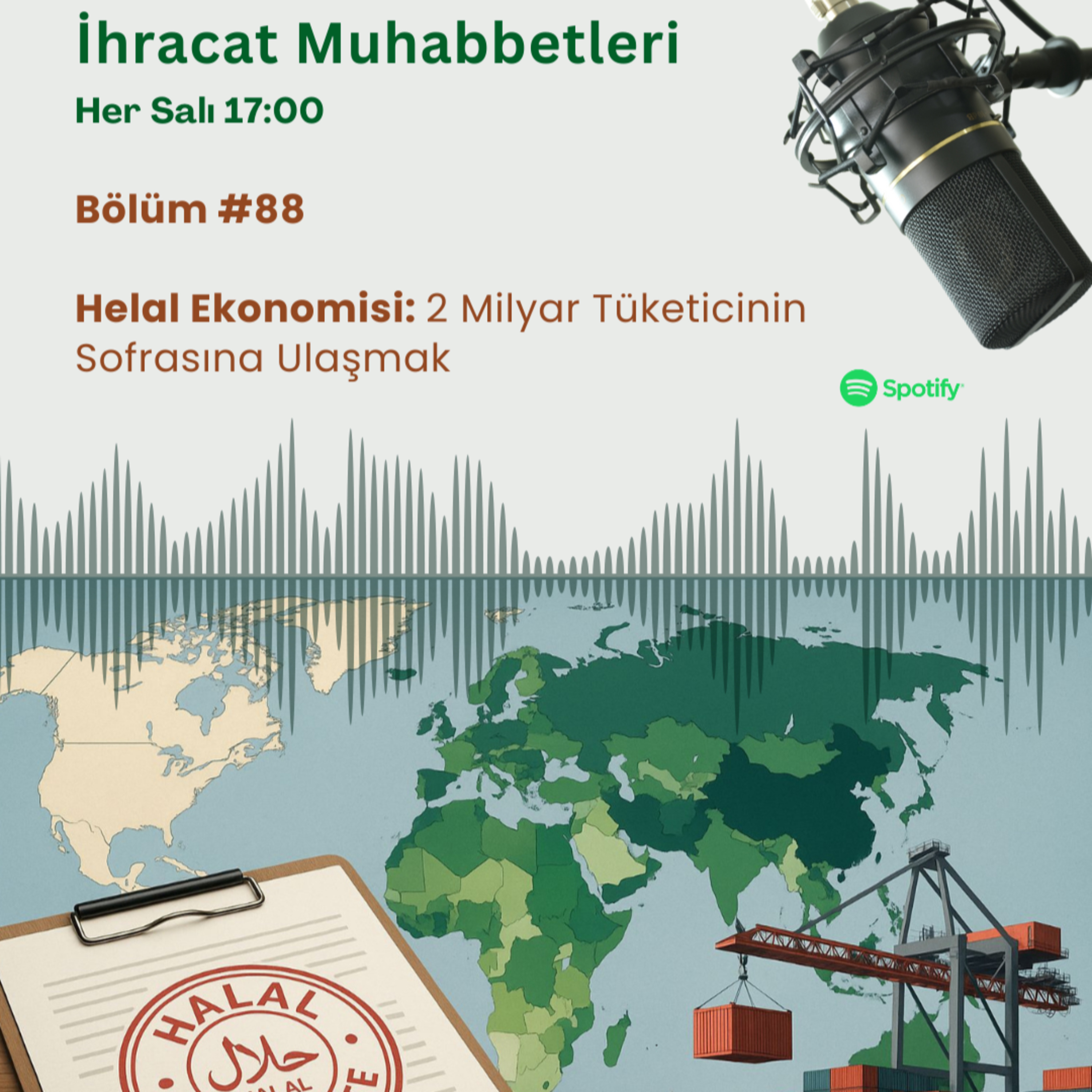 #88 Helal Ekonomisi: 2 Milyar Tüketicinin Sofrasına Ulaşmak episode artwork