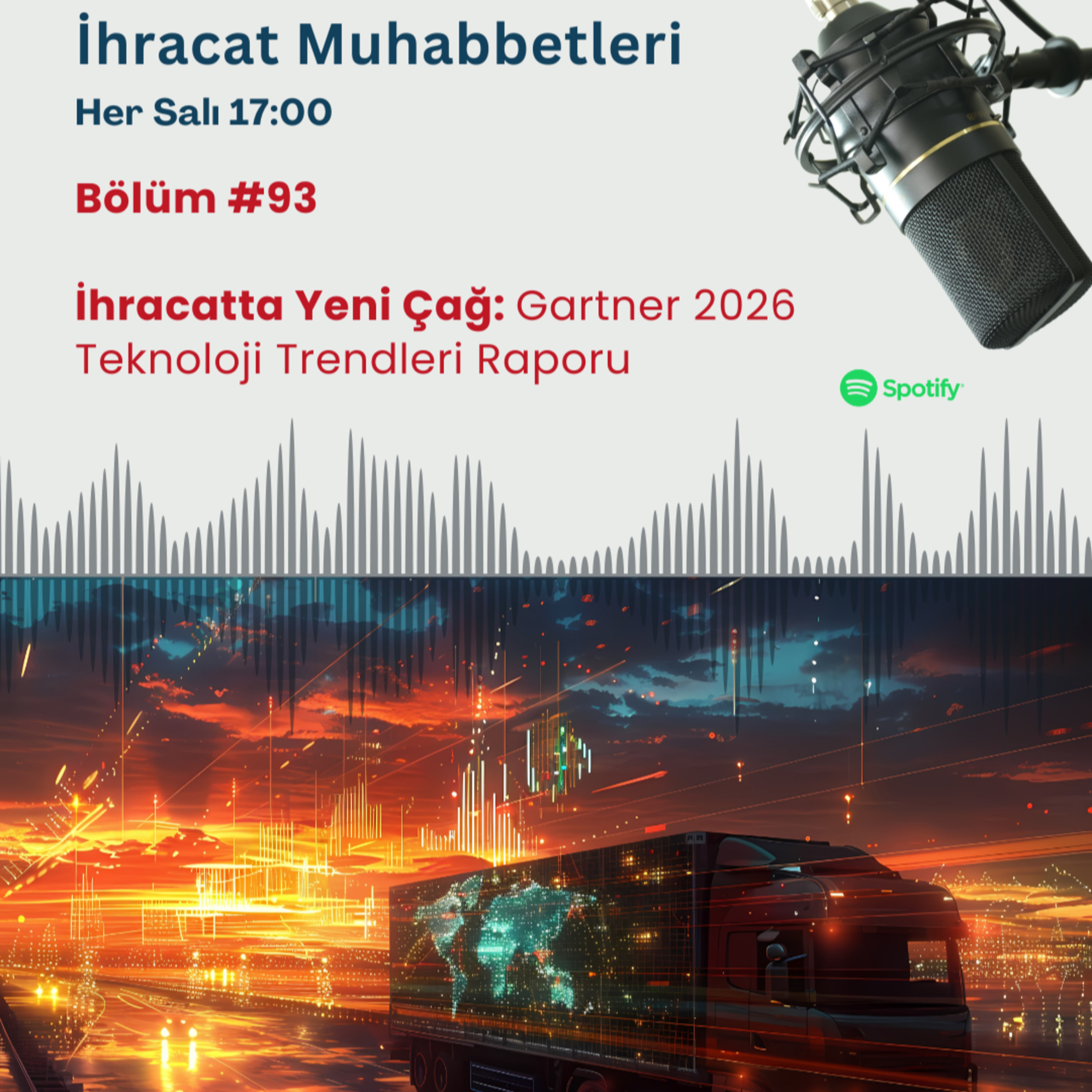 #93 İhracatta Yeni Çağ: Gartner 2026 Teknoloji Trendleri Raporu episode artwork
