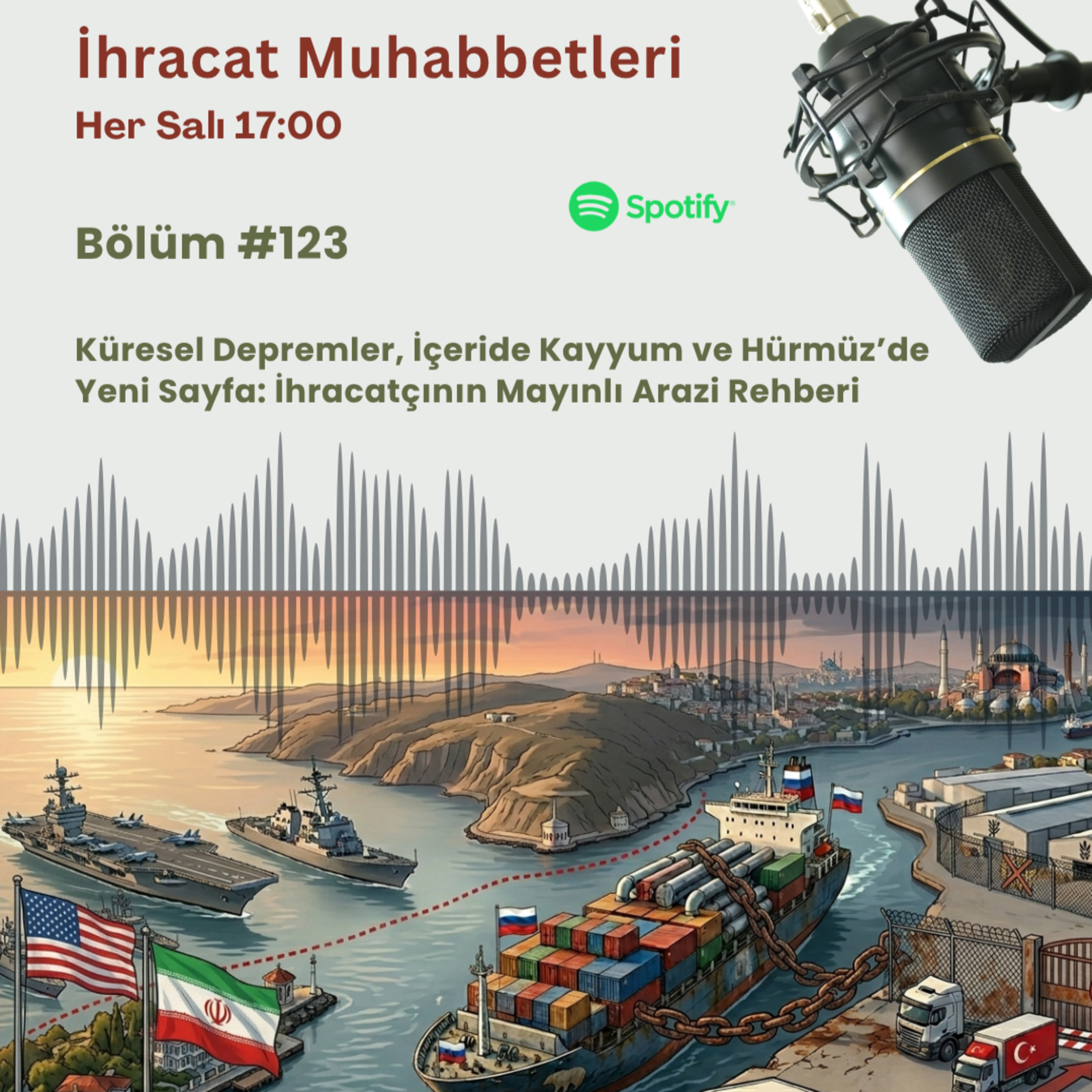 #123 Küresel Depremler, İçeride Kayyum ve Hürmüz’de Yeni Sayfa: İhracatçının Mayınlı Arazi Rehberi episode artwork