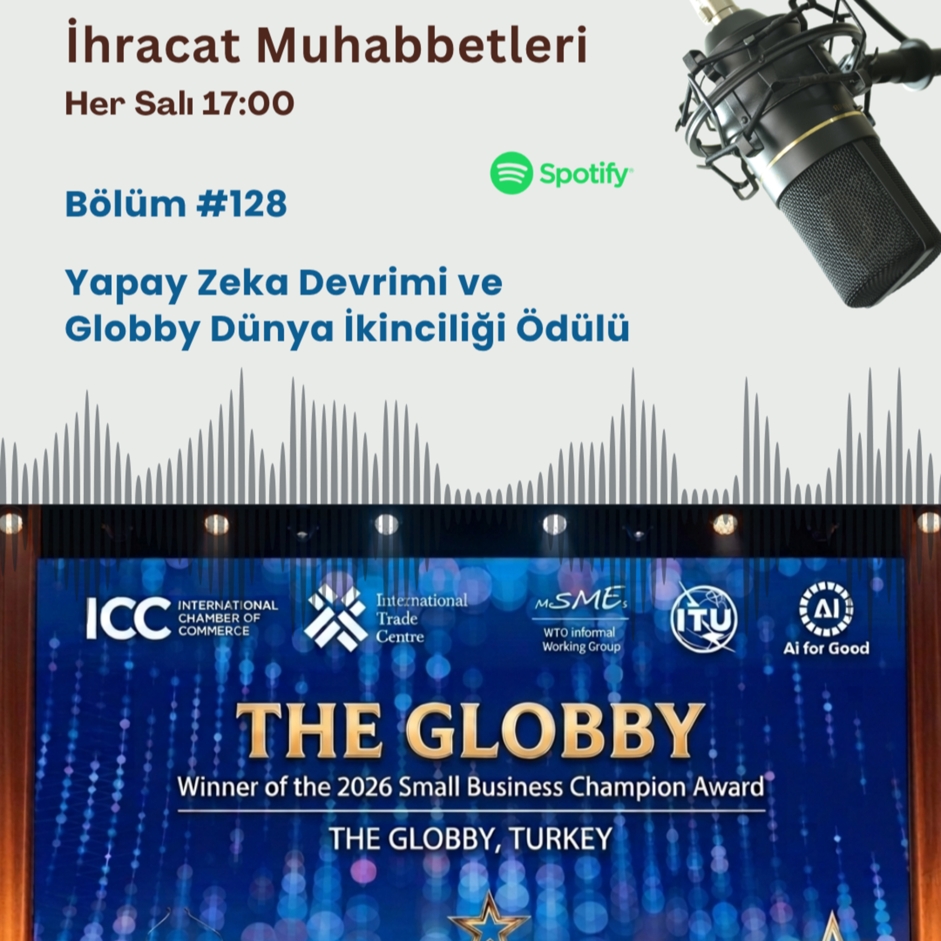 #128 Yapay Zeka Devrimi ve Globby Dünya İkinciliği Ödülü episode artwork