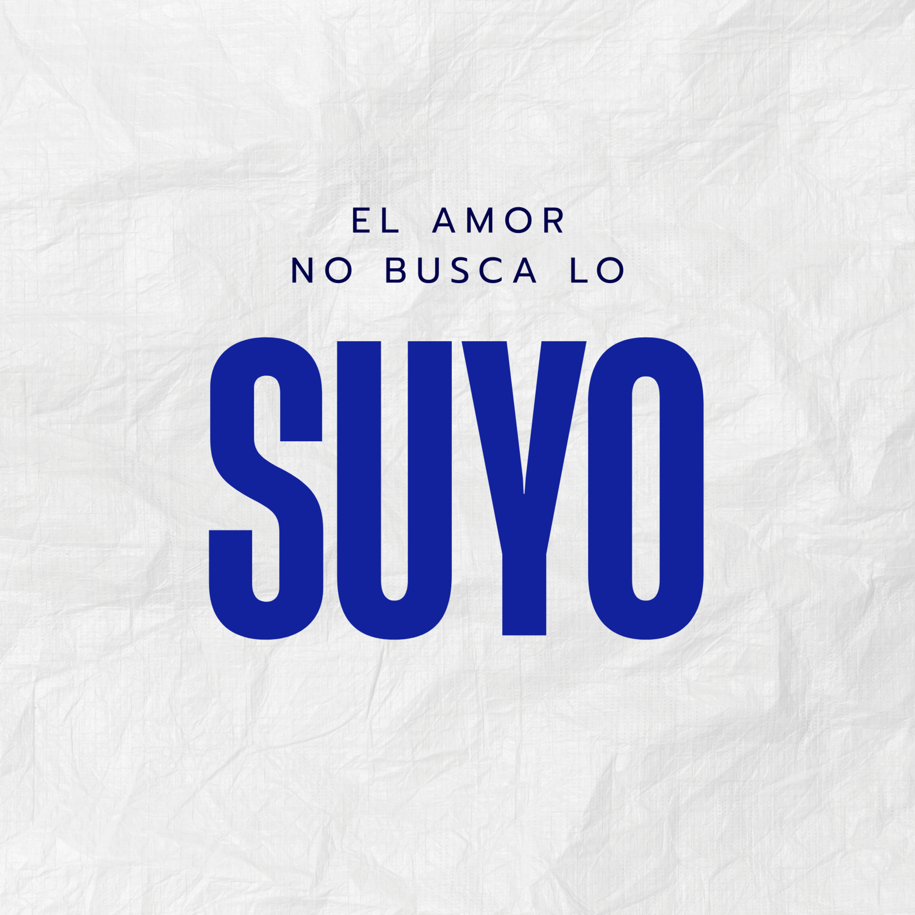 El Amor no Busca lo Suyo episode artwork