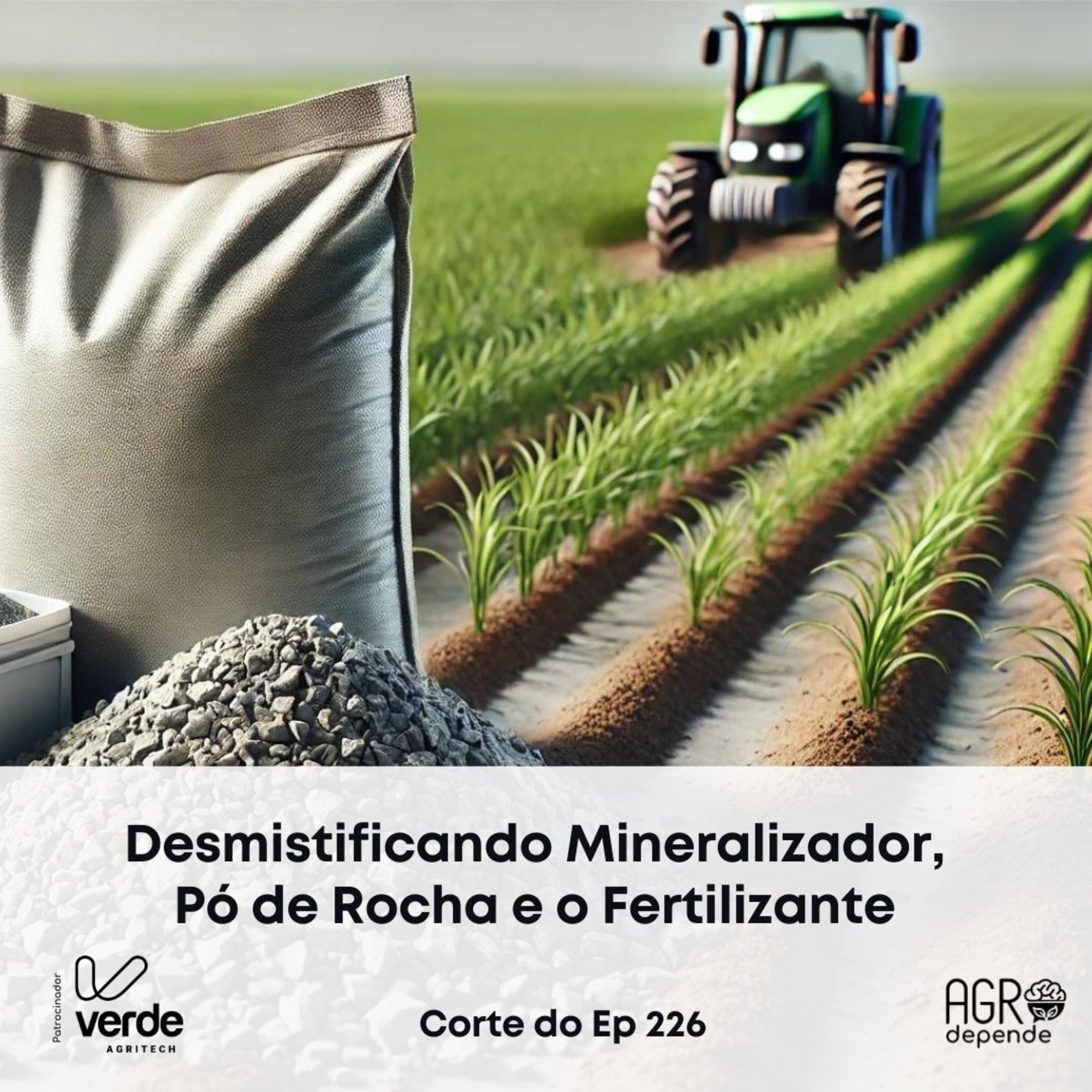 Desmistificando Mineralizador, Pó de Rocha e o Fertilizante