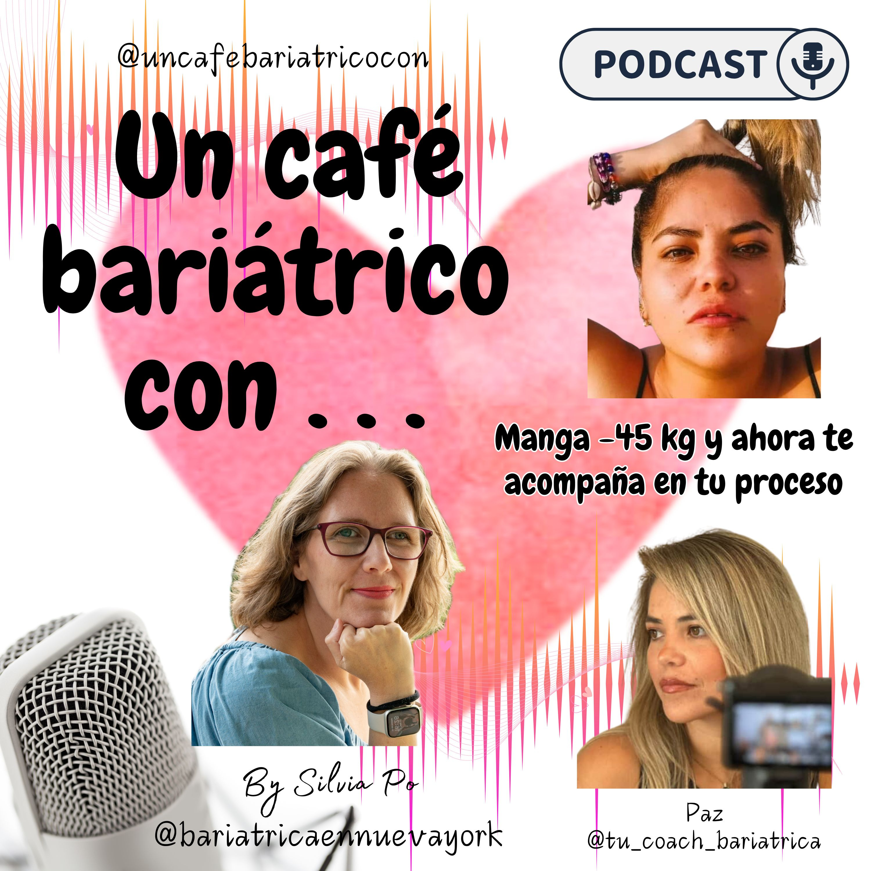 2x16 Podcast Un café bariátrico con Paz, Manga -45 kg y una de las cosas más difíciles fue volver a aprender a comer. episode artwork