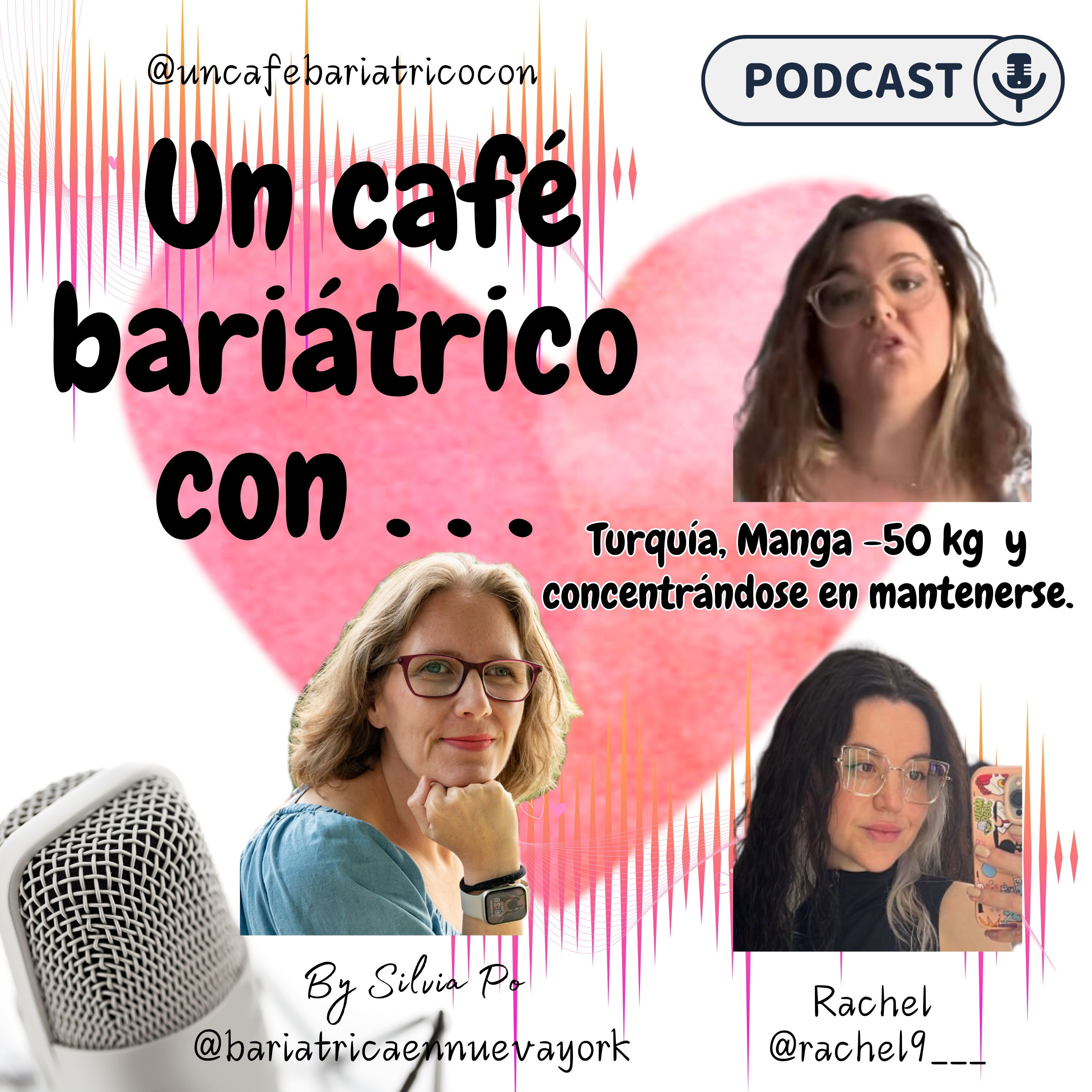 2x17 Podcast Un café bariátrico con Rachel, Turquía, manga, -50 kg y ahora concentrada en mantenerse. episode artwork