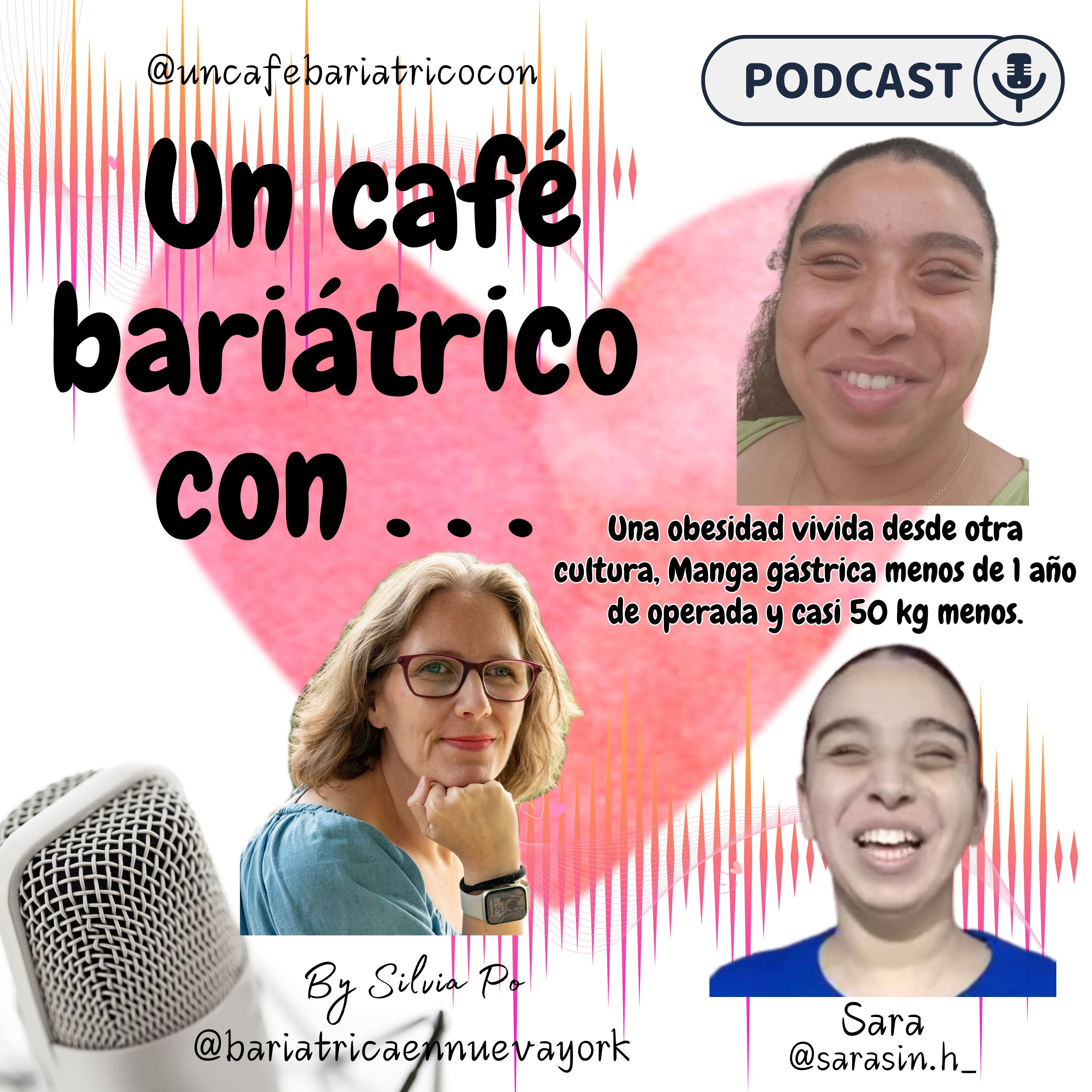 3x07 Un café bariátrico con Sara, una obesidad vivida desde otra cultura, manga y 9 meses operada episode artwork