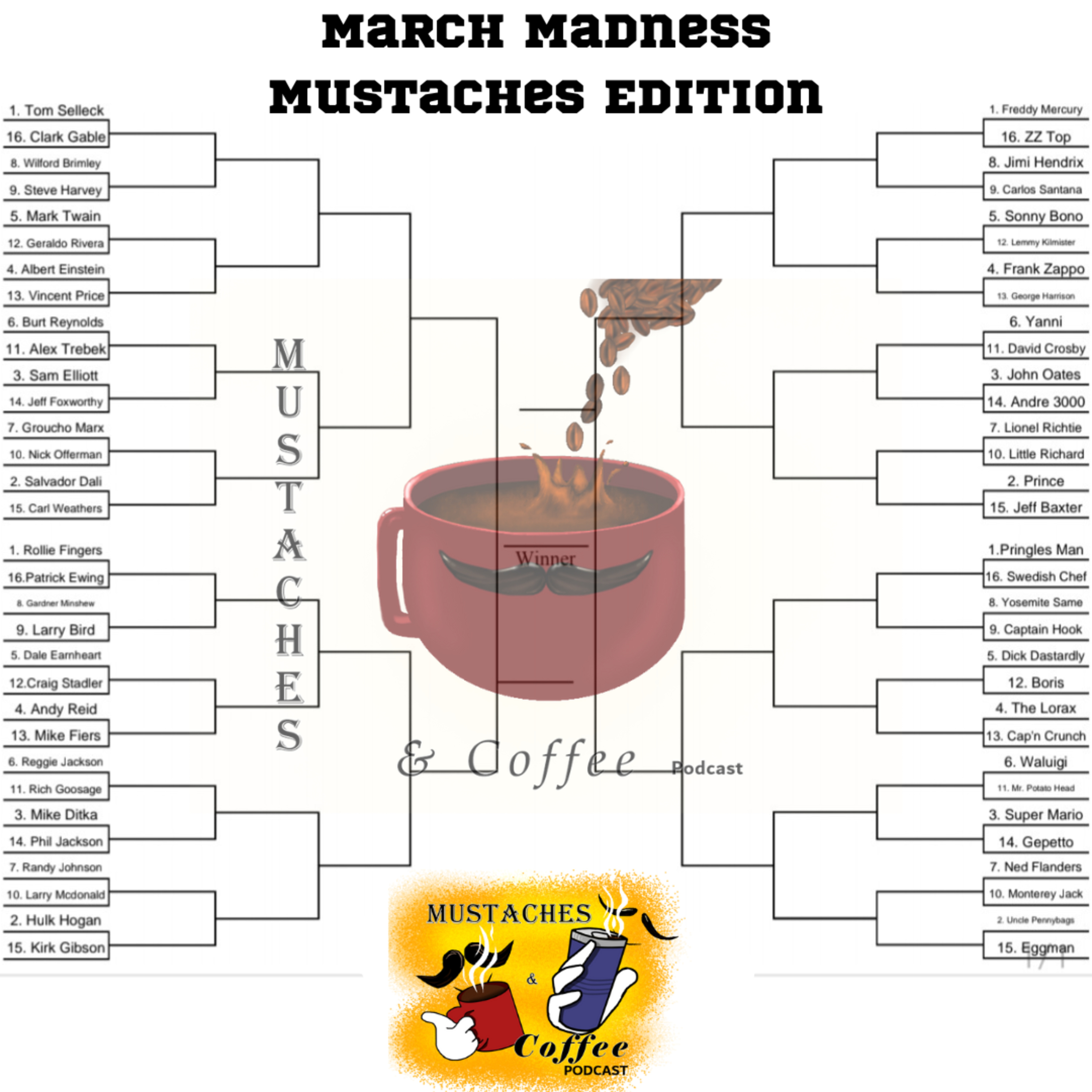 March Madness-"Mustaches Edition" episode artwork