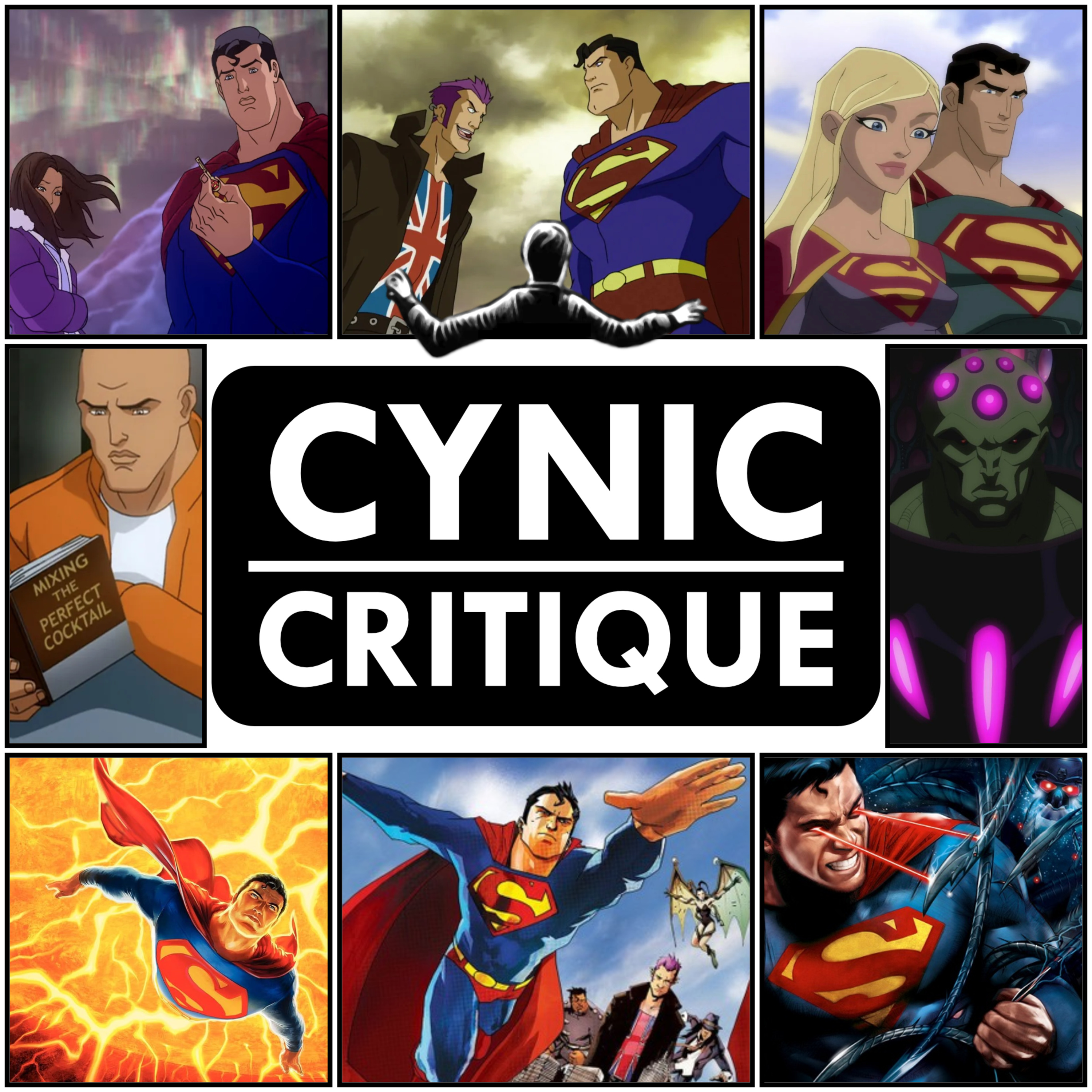 The Source to James Gunn's Superman (All-Star Superman, Superman Vs The Elite, and Superman Unbound) episode artwork