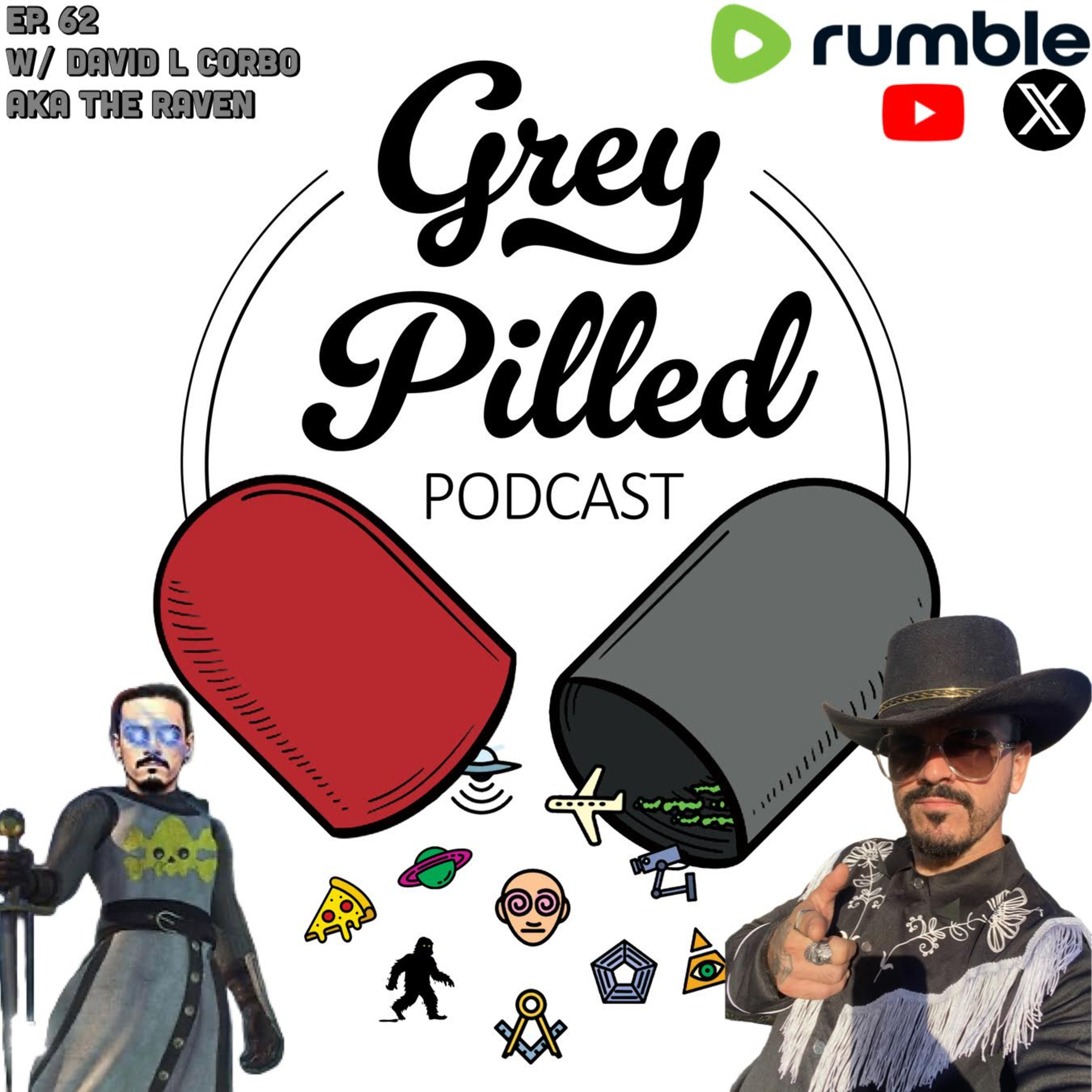 Episode 62 - UFO Predictions, Biblical Cryptids, Spiritual Warfare, Disembodied Nephilim and More w/ The Raven