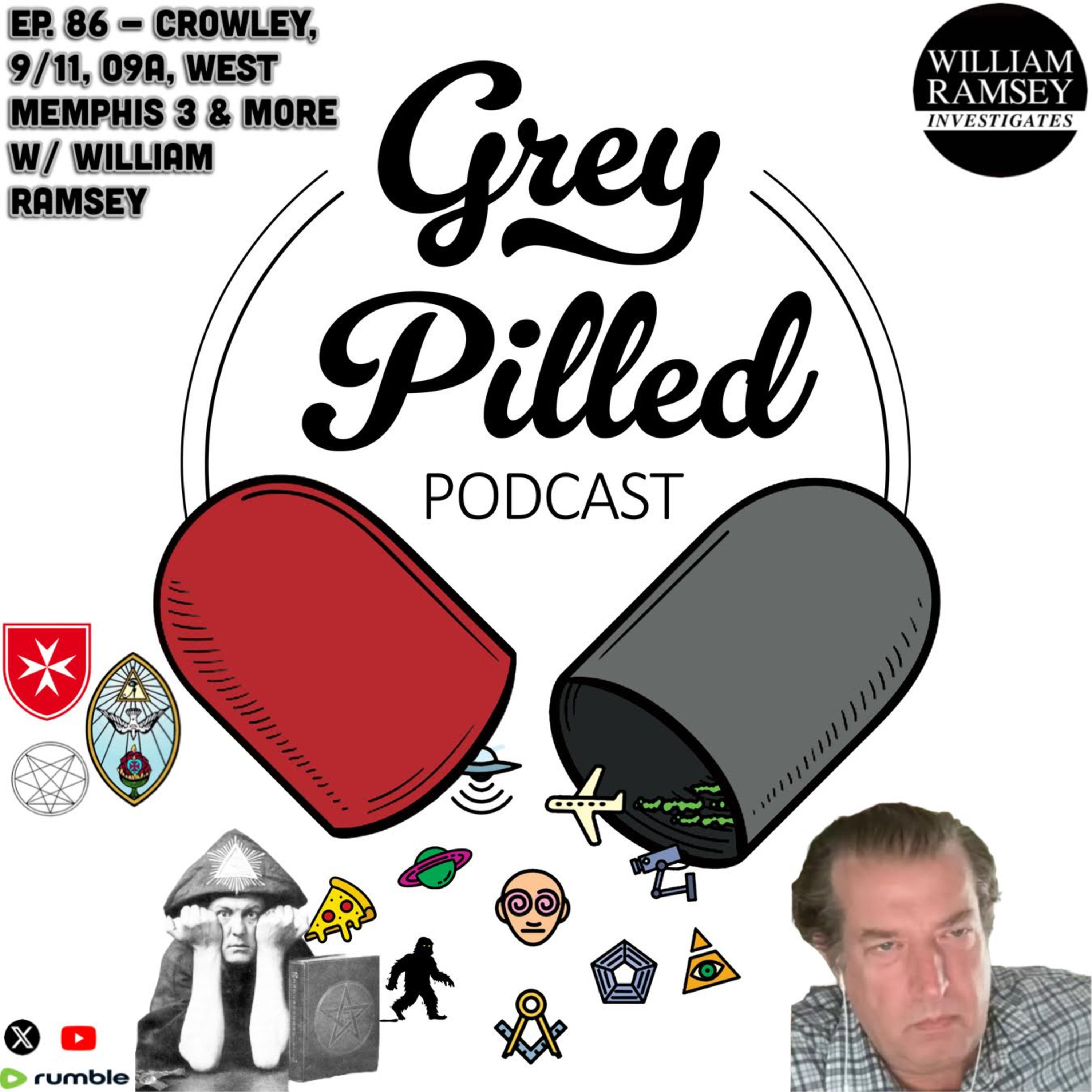 Episode 86 - Crowley, 9/11, O9A, West Memphis Three and More w/ William Ramsey