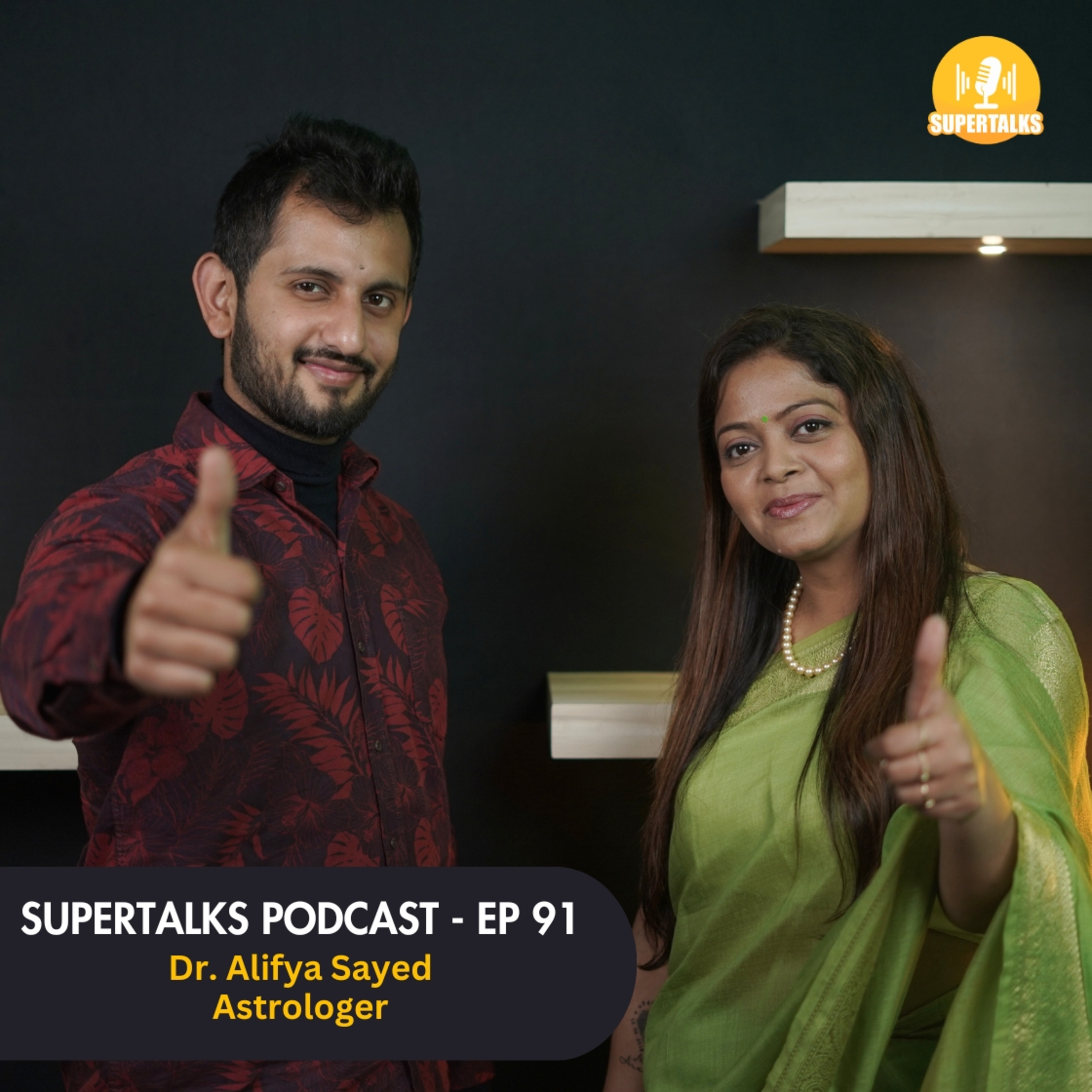 Past life Prediction as per Rashi, De*th Prediction & More | Dr Alifya Sayed | Supertalks 91 episode artwork