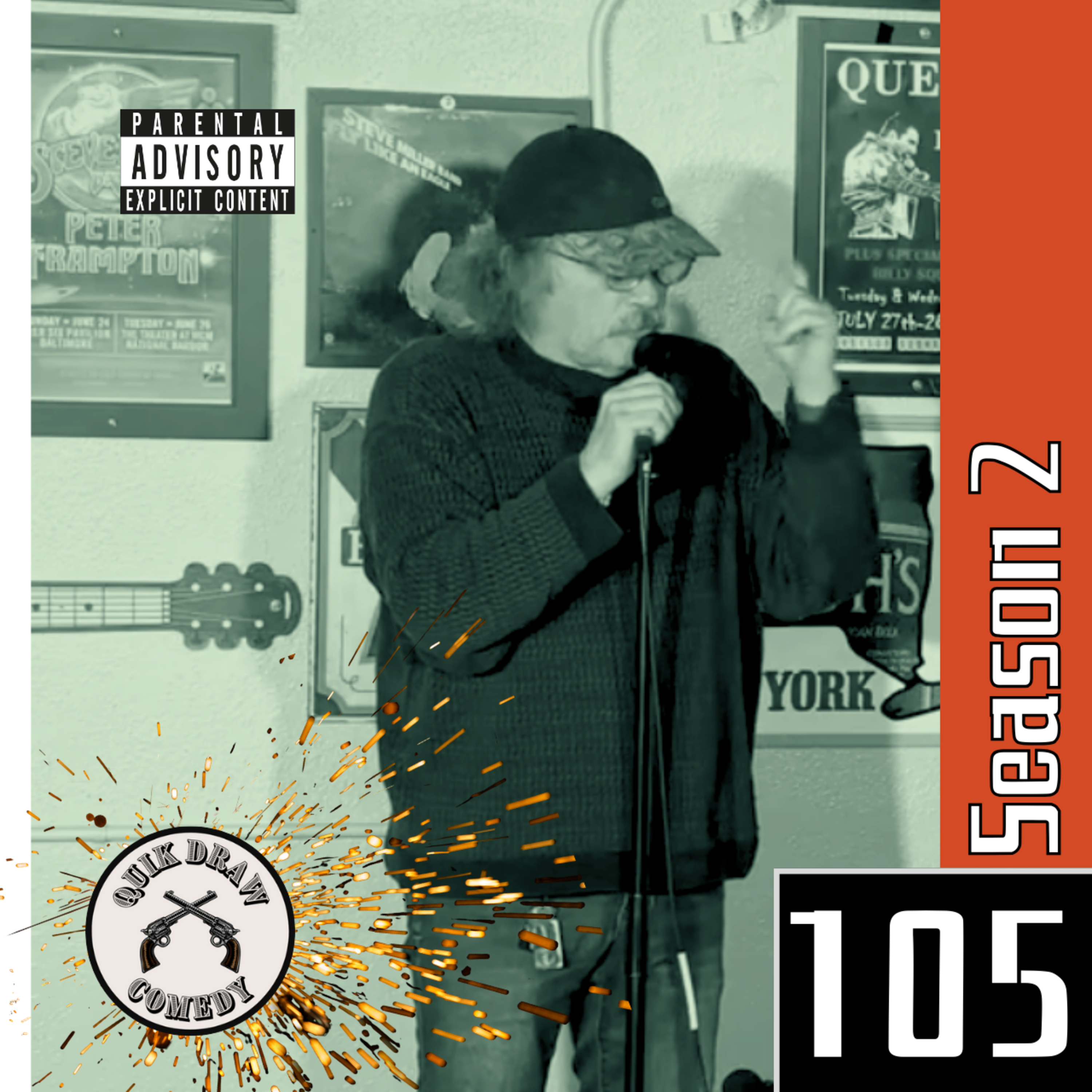 105 - Quik Draw Comedy - Featuring Zack Rahrs ---Season 2--- episode artwork