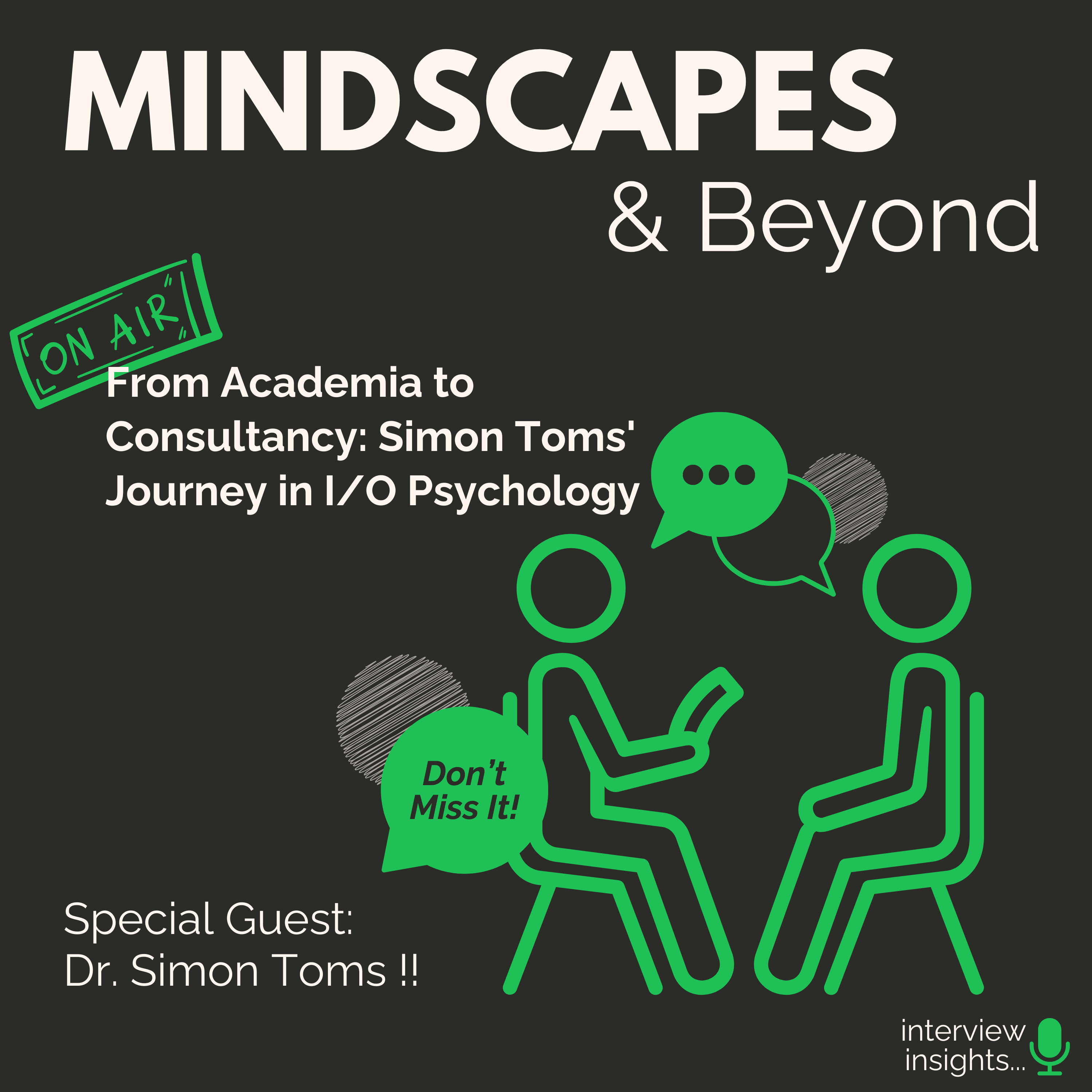 From Academia to Consultancy: Simon Toms' Journey in I/O Psychology episode artwork