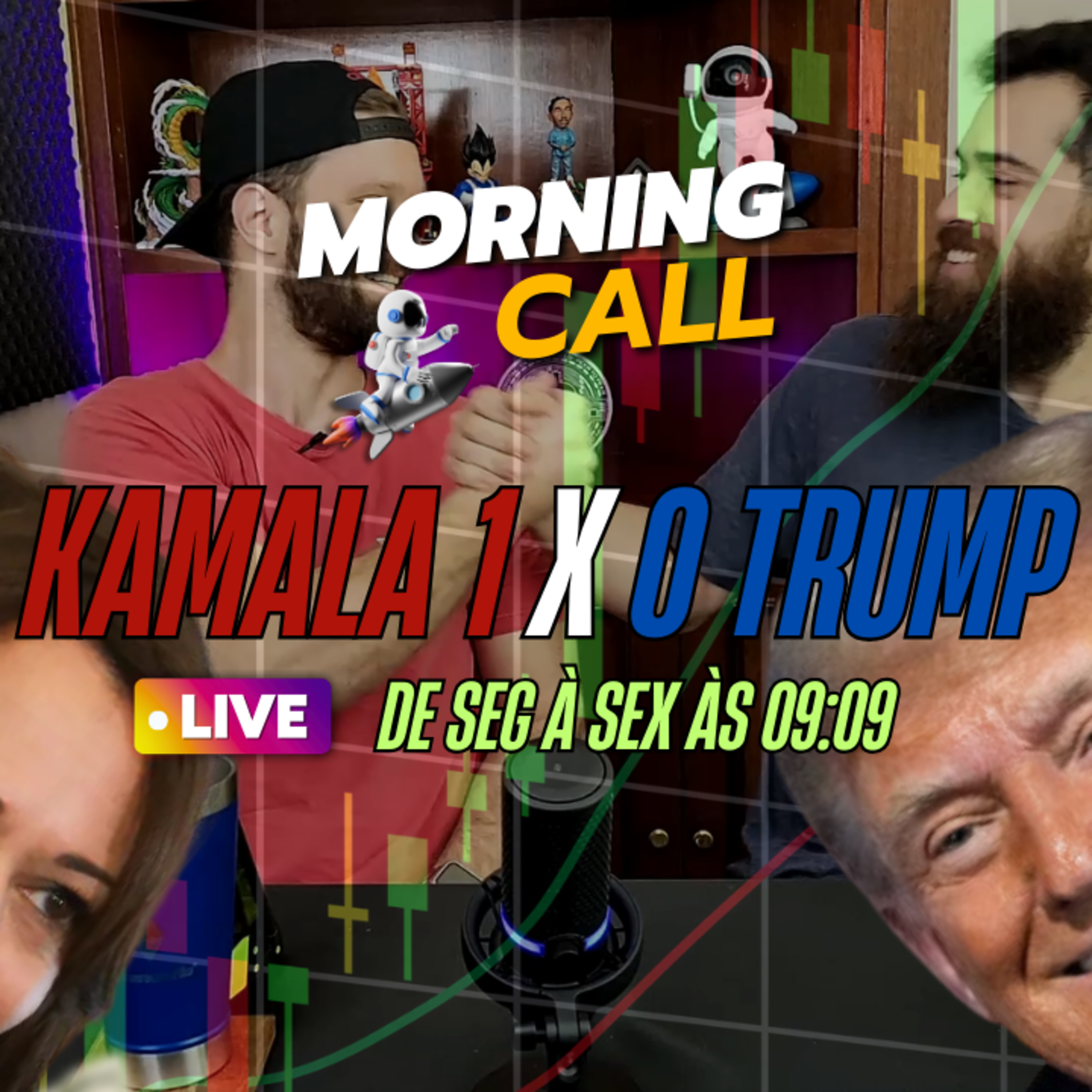 Mercados reagem a debate entre Kamala Harris e Donald Trump em dia de dados de inflação nos EUA episode artwork