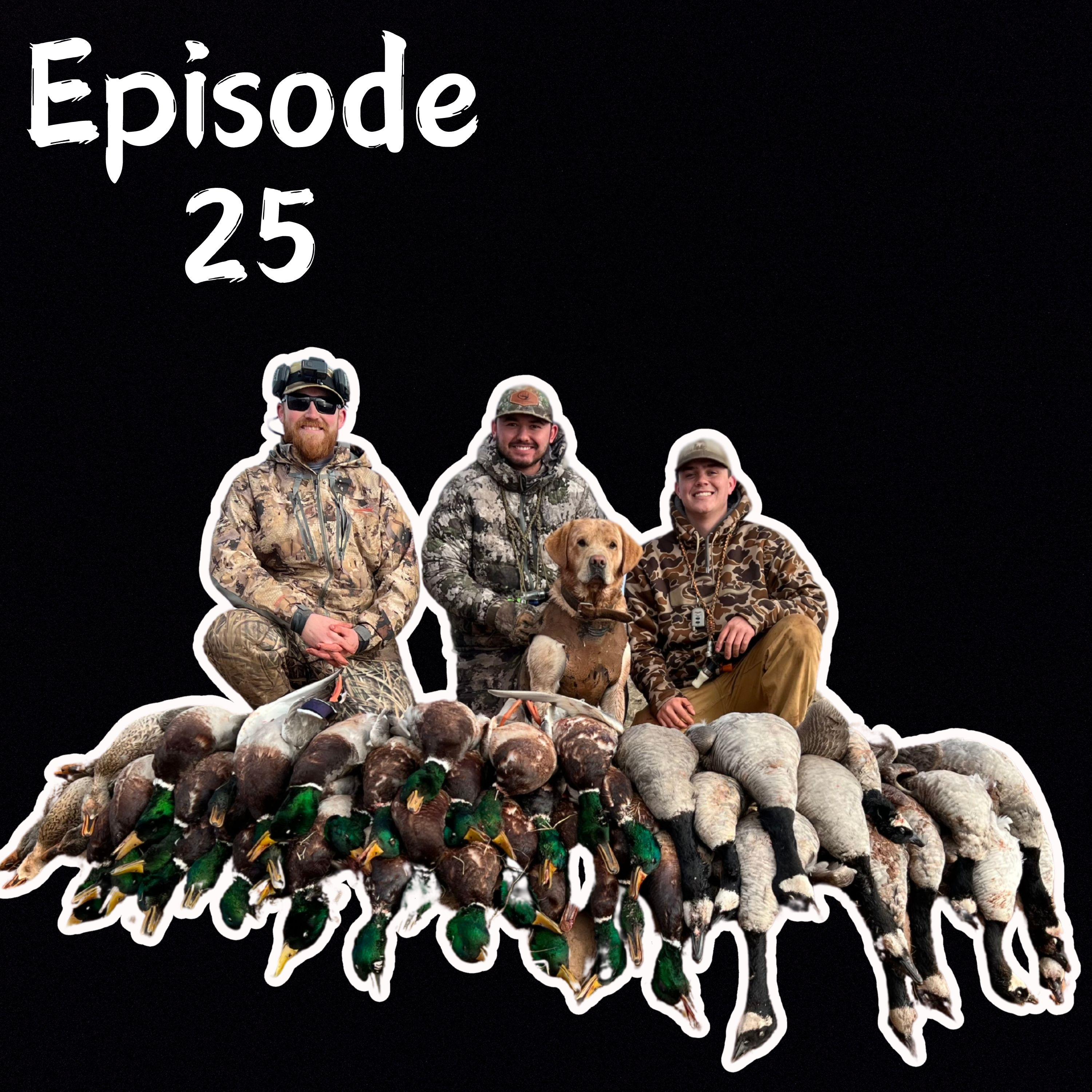 Episode 25: Fishing for Sharks, Deer Hunting, Waterfowl Hunting, and Fly Fishing episode artwork