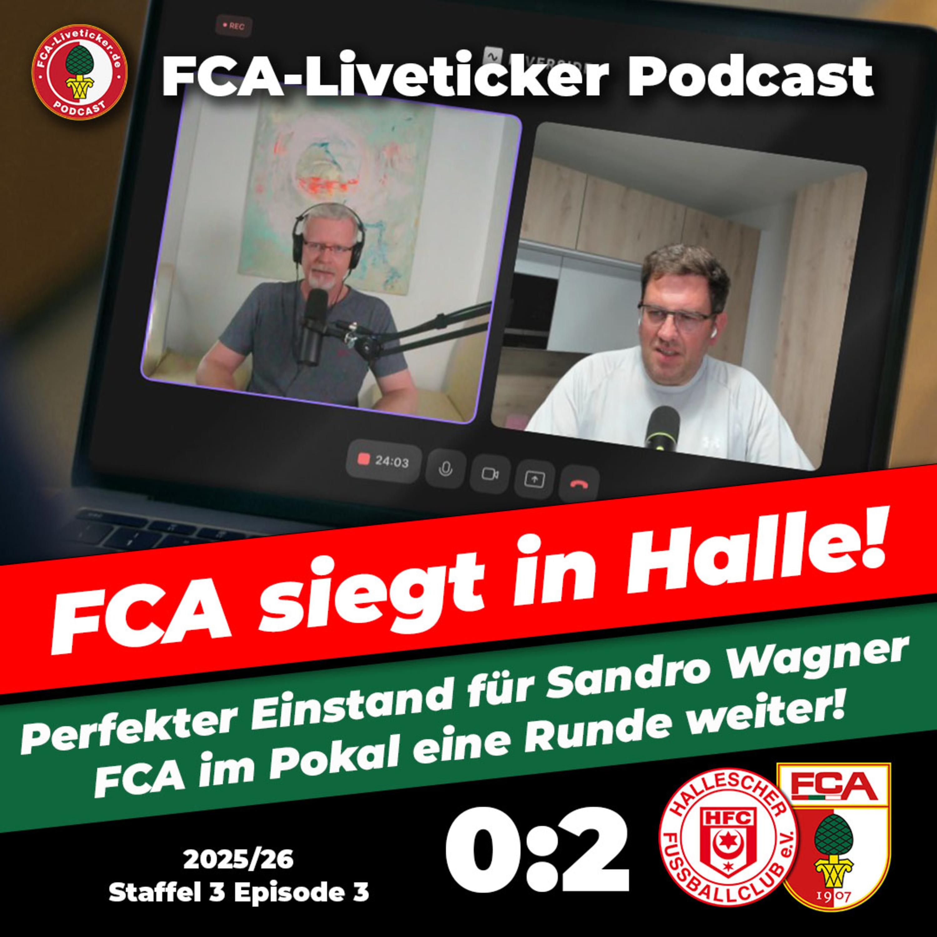 Saison 2025/26 ⚽️ Der FCA-Liveticker Podcast meldet sich zurück! episode artwork