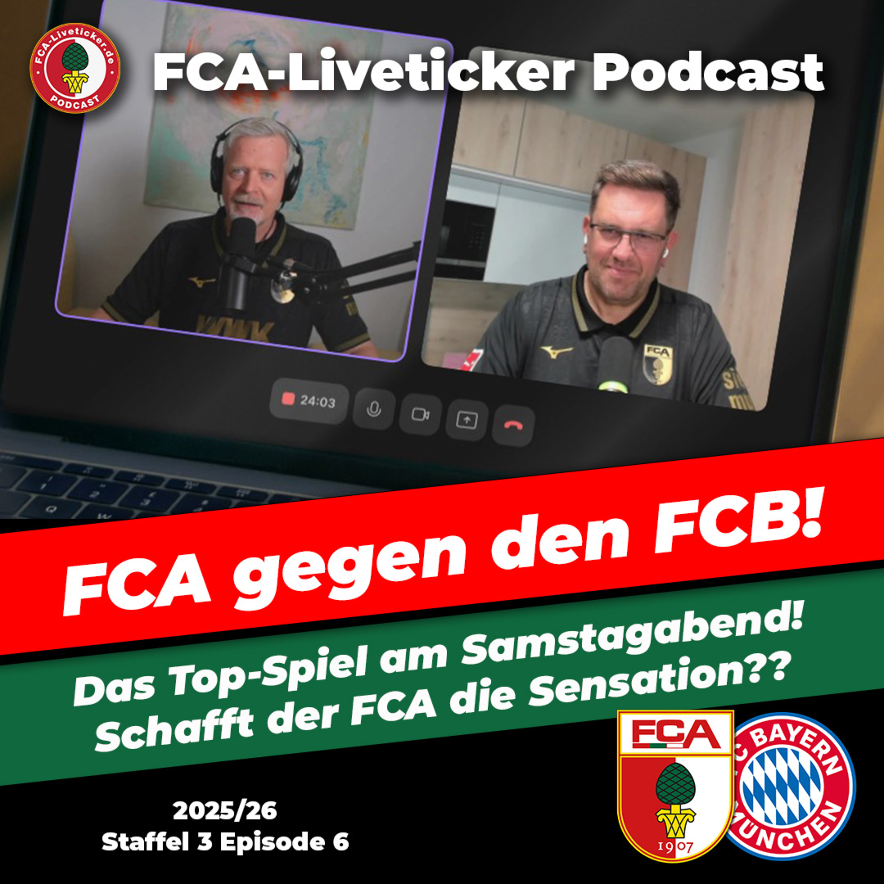 FCA fordert im Top-Spiel den FC Bayern!! ⚽️ Veredelt der FCA den gelungenen Saisonstart? episode artwork