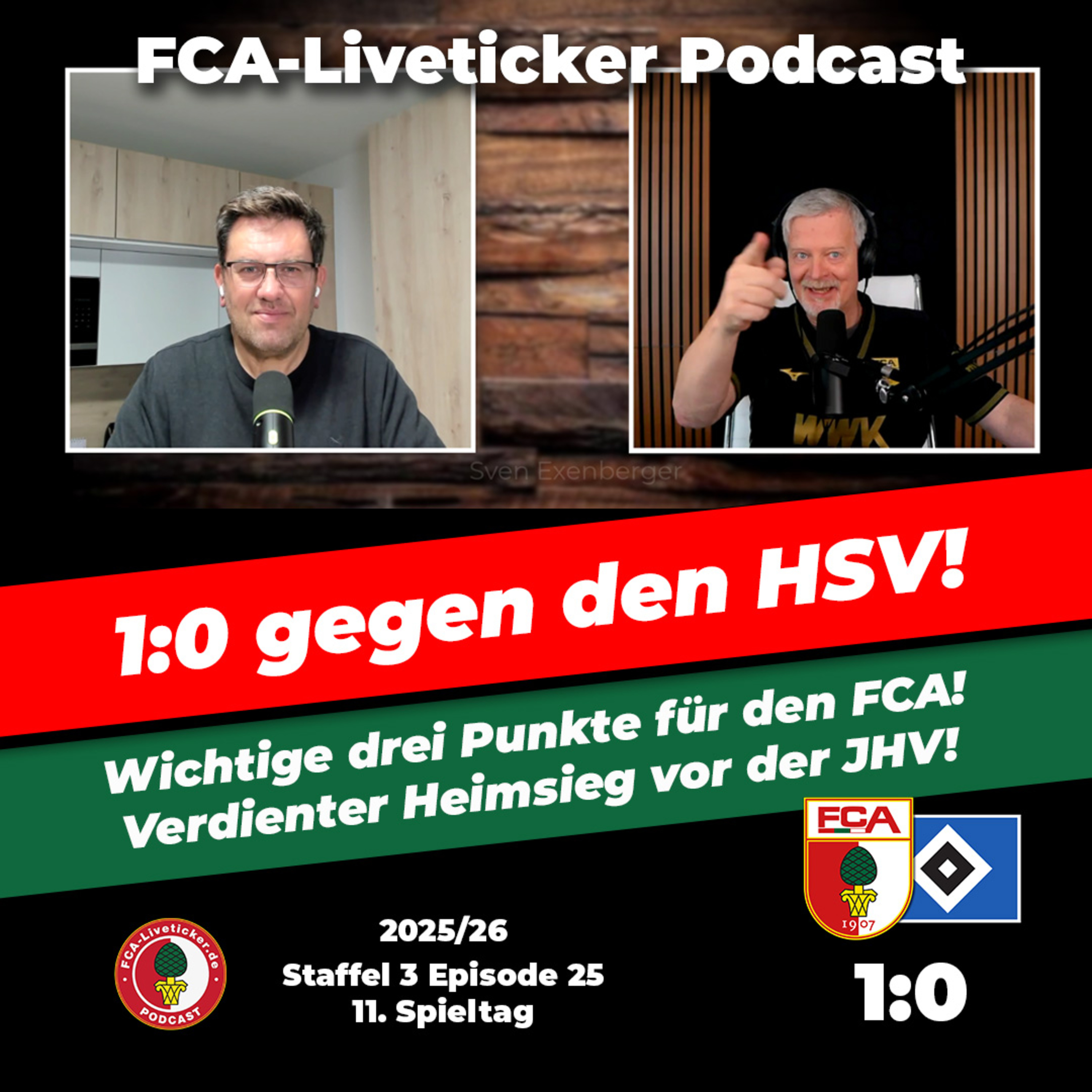 Erlösung auf dem Lechfeld! ⚽️ FCA holt wichtigen Dreier gegen Hamburg! episode artwork