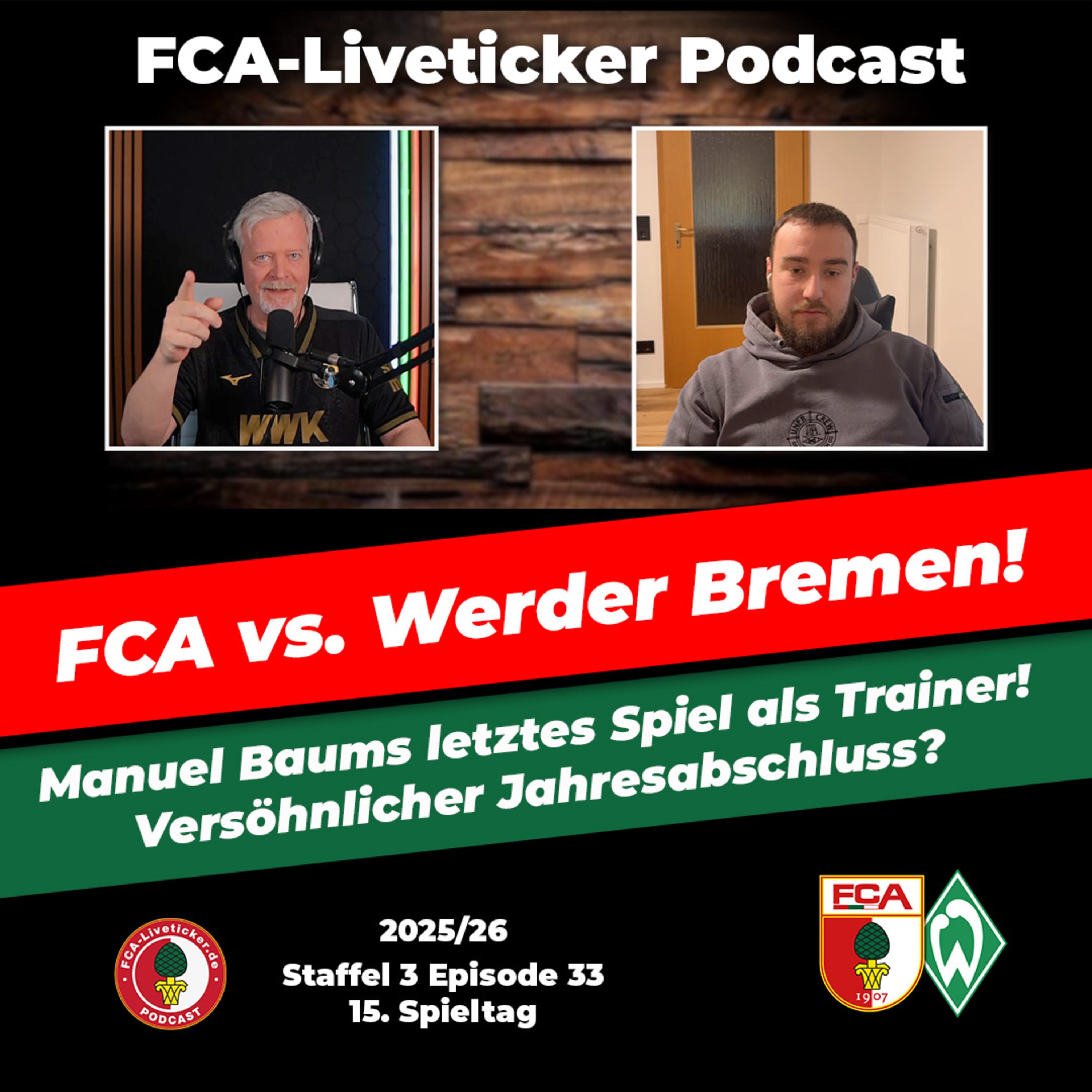 Zieleinlauf im „Sprint“ von Manuel Baum ⚽️ FCA empfängt kriselndes Werder   episode artwork
