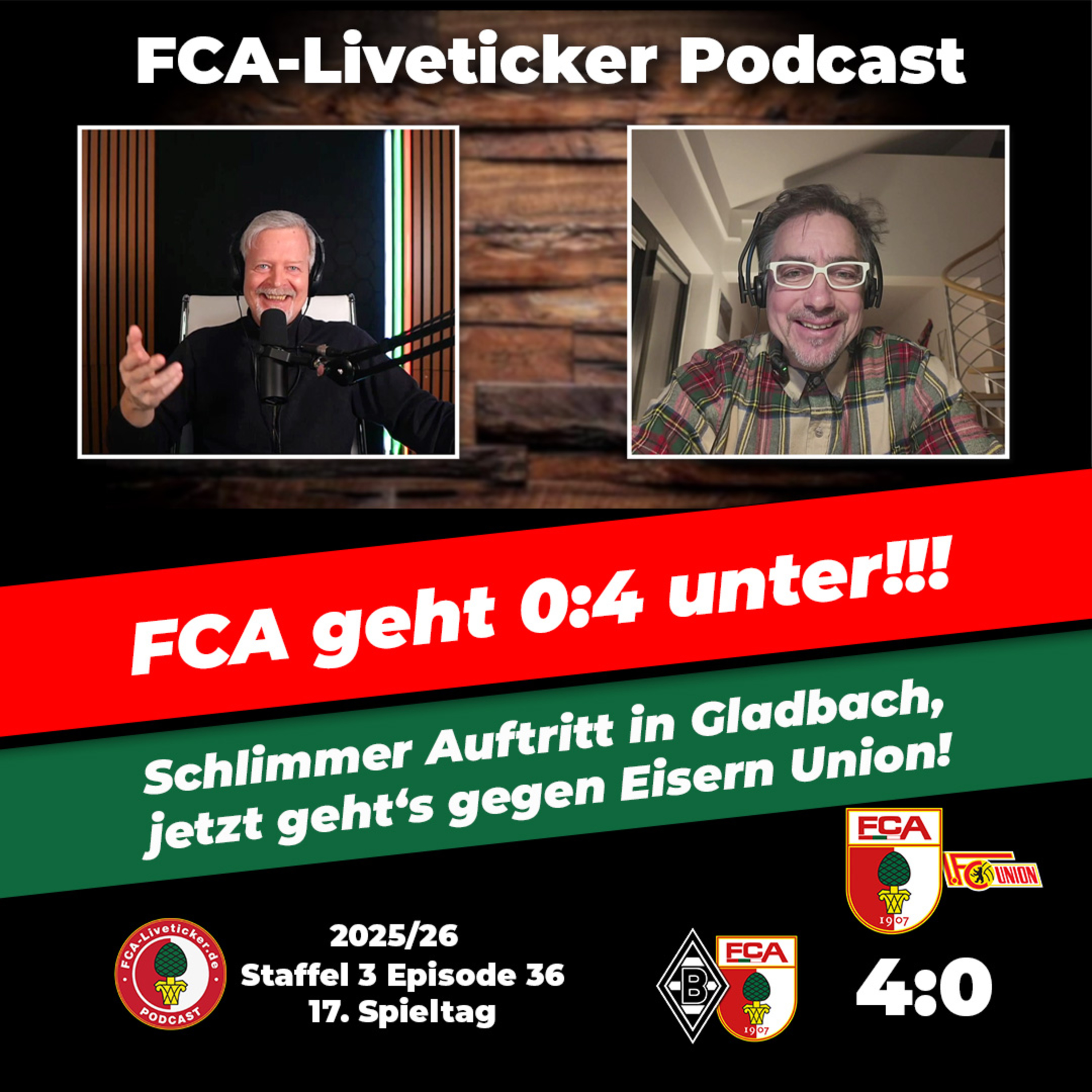 Derbe 0:4 Klatsche für den FCA ⚽️ Jetzt kommt Eisern Union  episode artwork