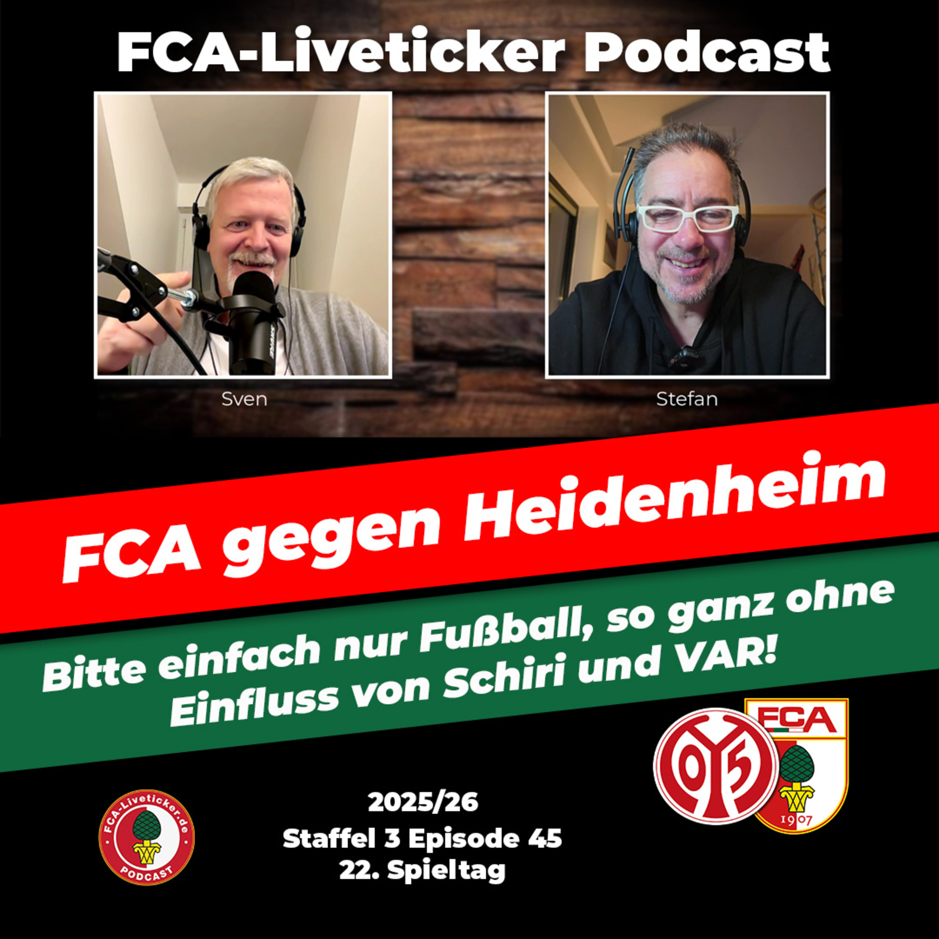 Das nächste „6-Punkte-Spiel“ ⚽️ FCA zu Hause gegen den 1.FC Heidenheim episode artwork
