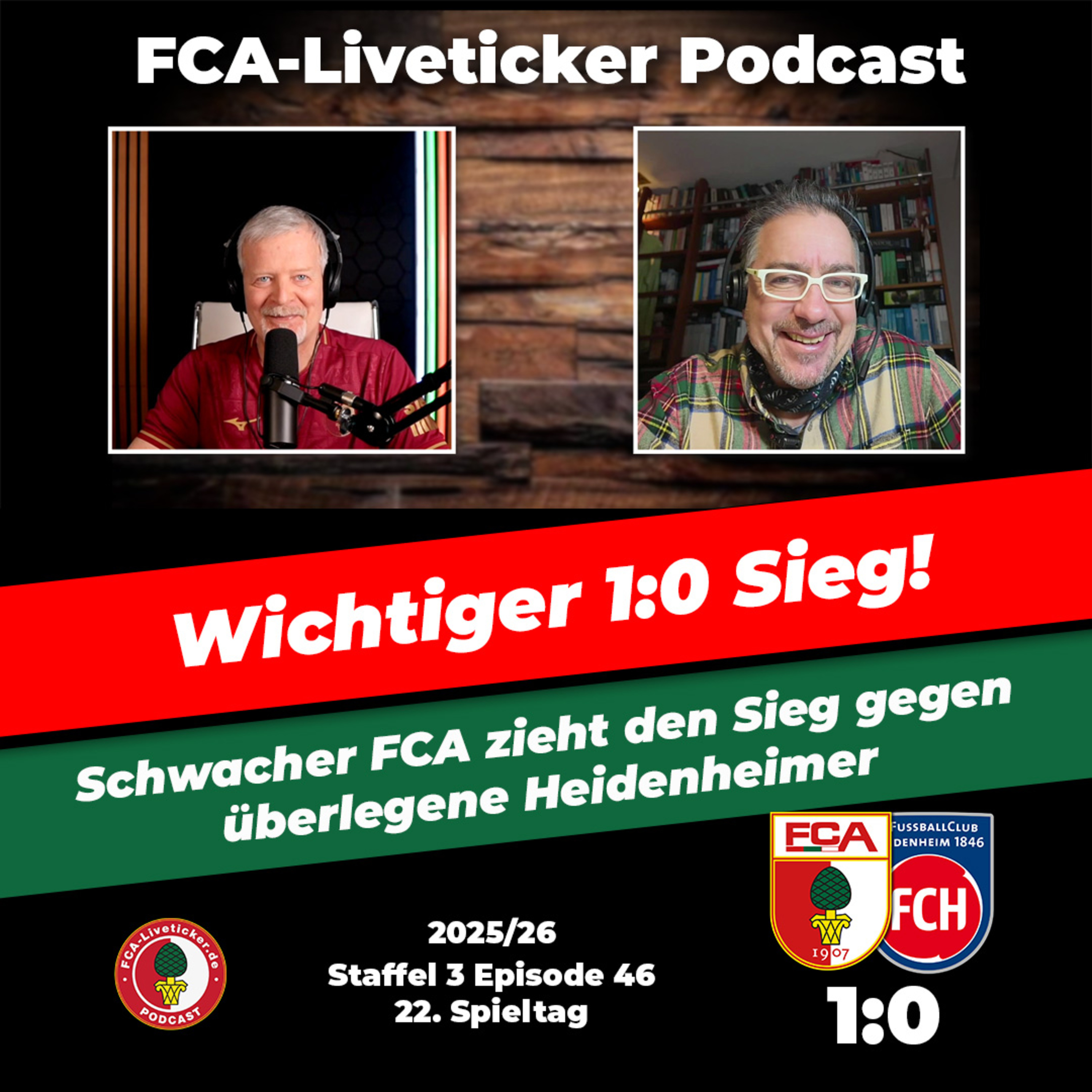 Wichtiger Dreier gegen Heidenheim ⚽️ Schwacher FCA siegt dank Elfmeter