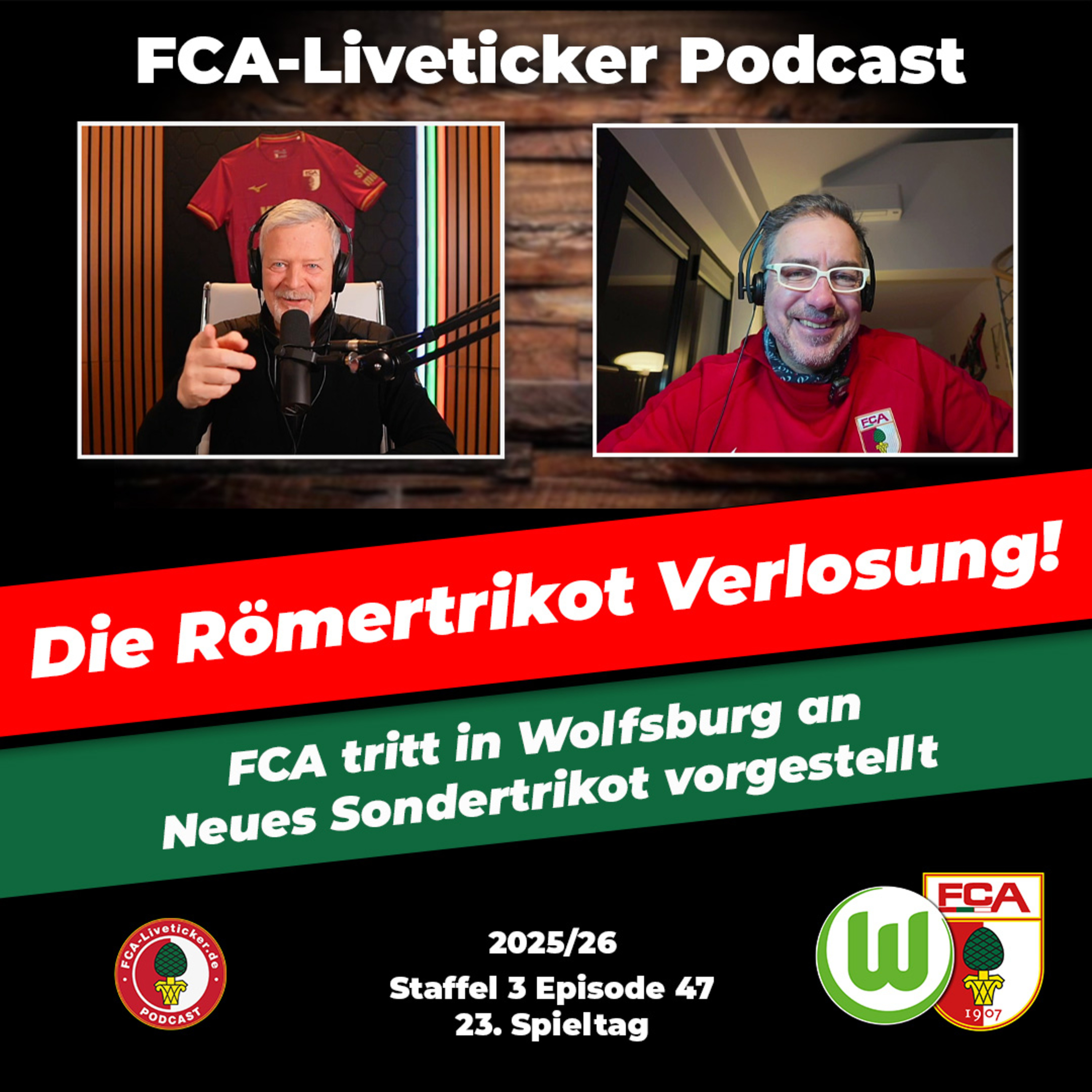 Das Römertrikot wird verlost ⚽️ FCA zu Gast in Wolfsburg episode artwork