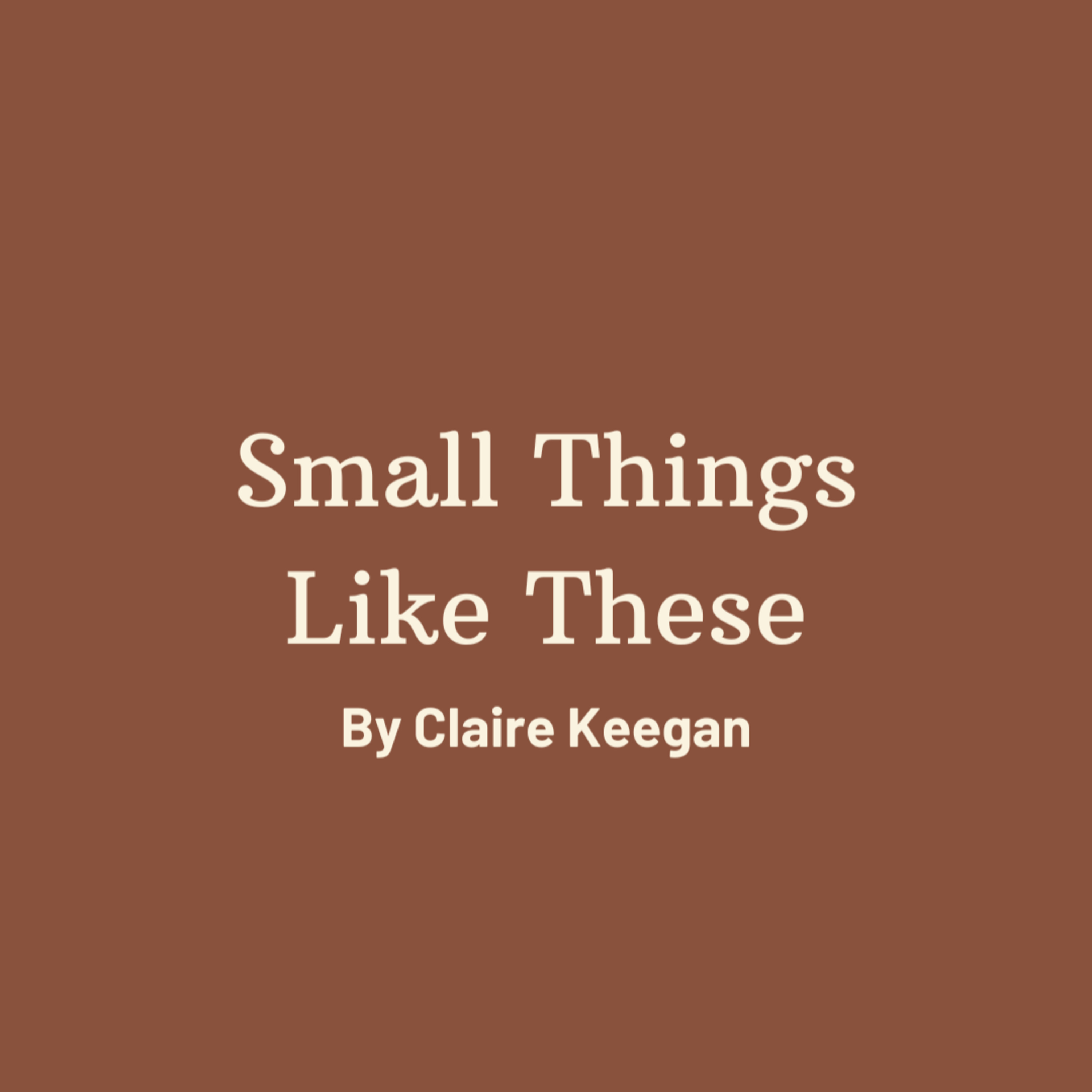 Club Meeting 52 - Small Things Like These episode artwork