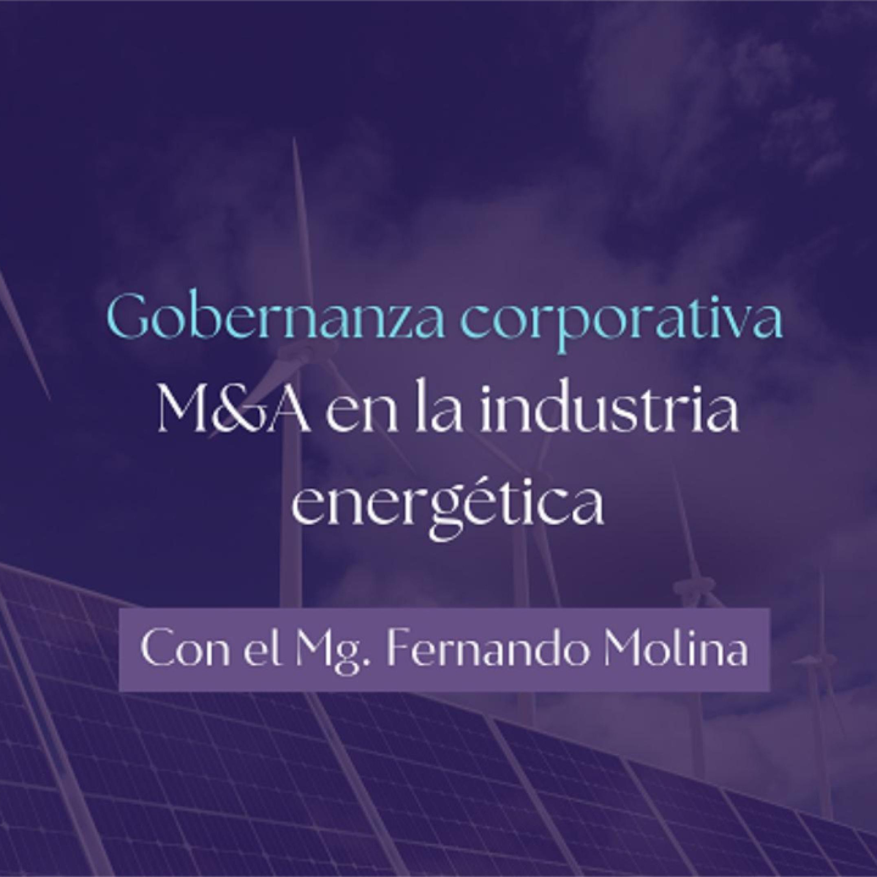 Ep. 7 "Gobernanza corporativa: M&A en la industria energética" con Fernando Molina episode artwork