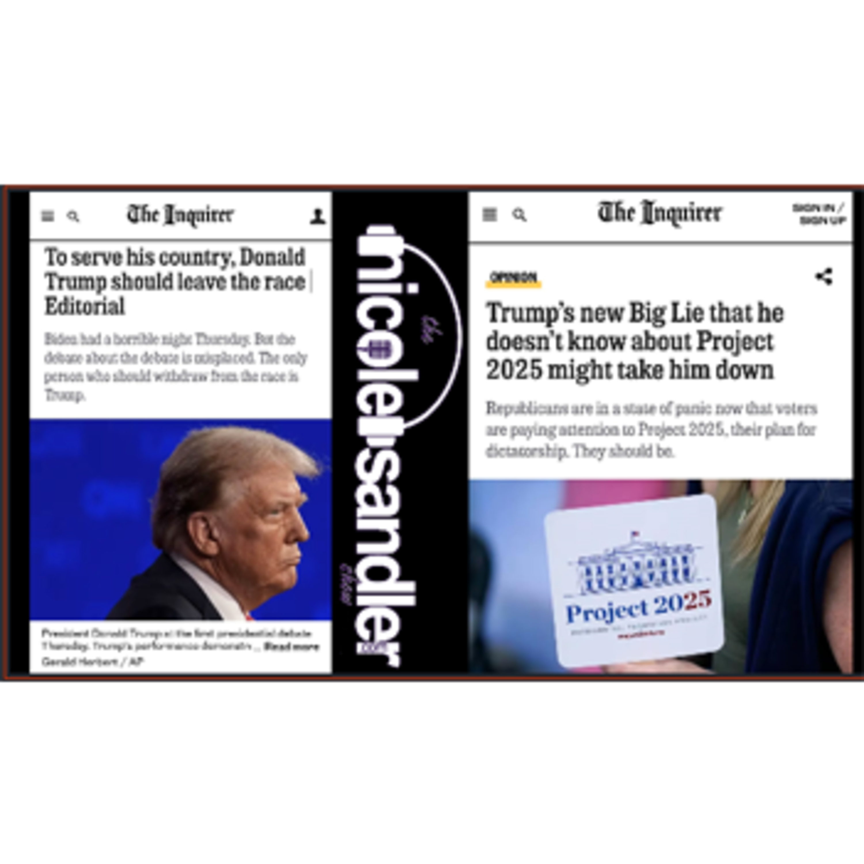 20240709 Some Media Gets It Right with Will Bunch on the Nicole Sandler Show