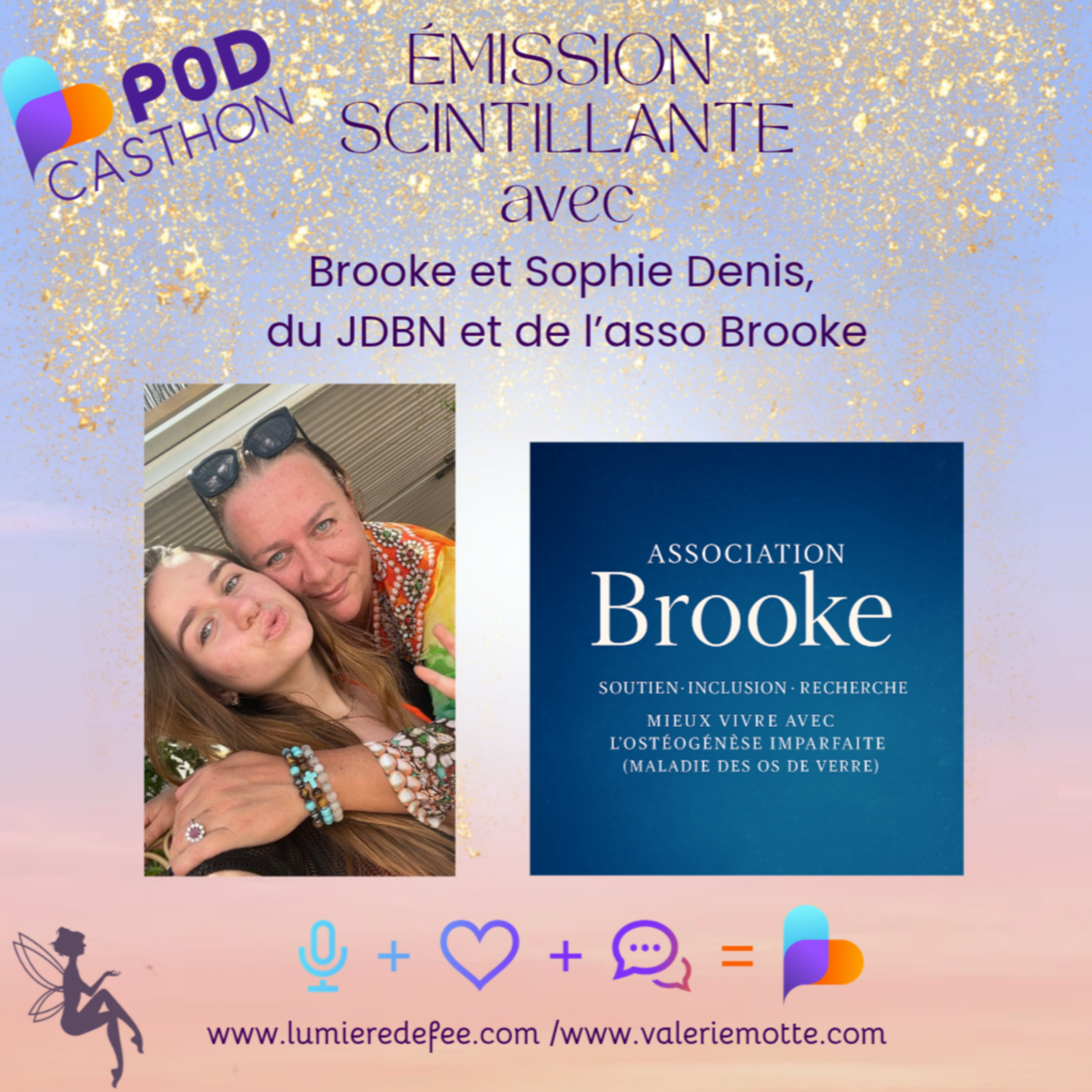 Émission scintillante spéciale Podcasthon avec Brooke et Sophie Denis episode artwork