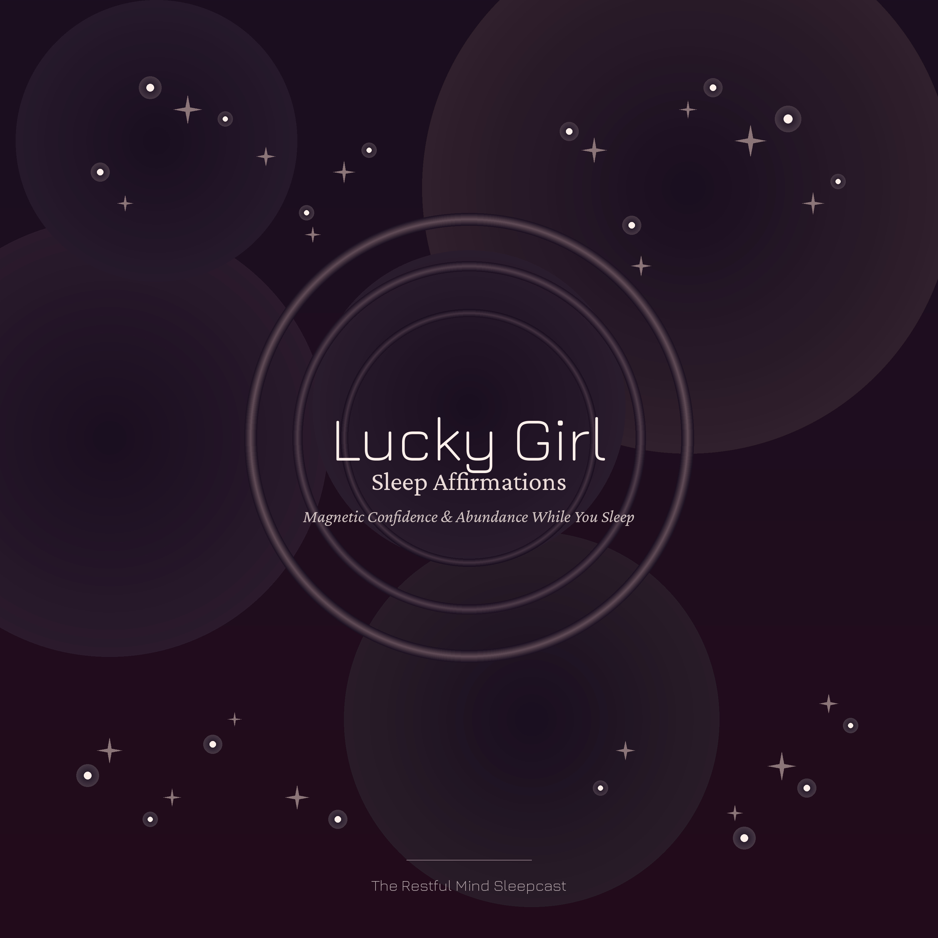 Lucky Girl Affirmations | Magnetic Confidence & Abundance While You Sleep (1 Hour)