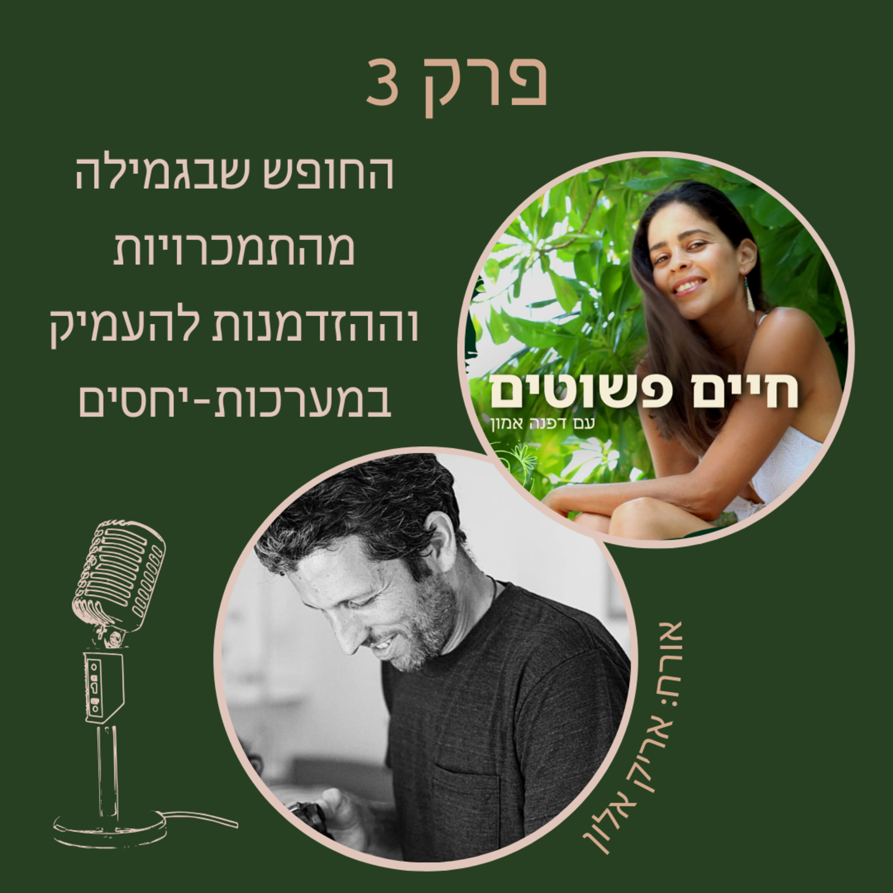  פרק 3: החופש שבגמילה מהתמכרות וההזדמנות להעמיק במערכות-יחסים episode artwork