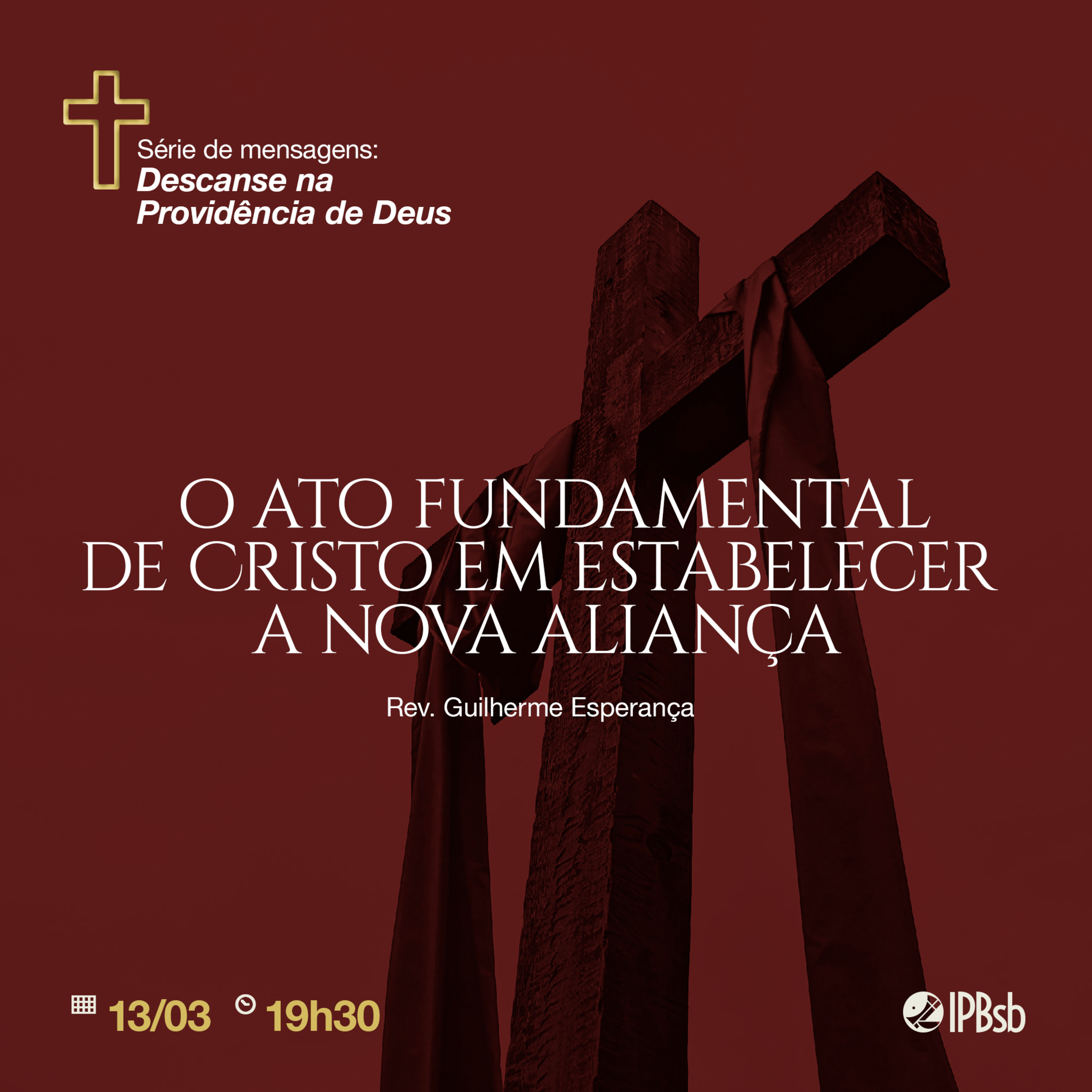 Estudo Bíblico - O ato fundamental de Cristo em estabelecer a Nova Aliança episode artwork