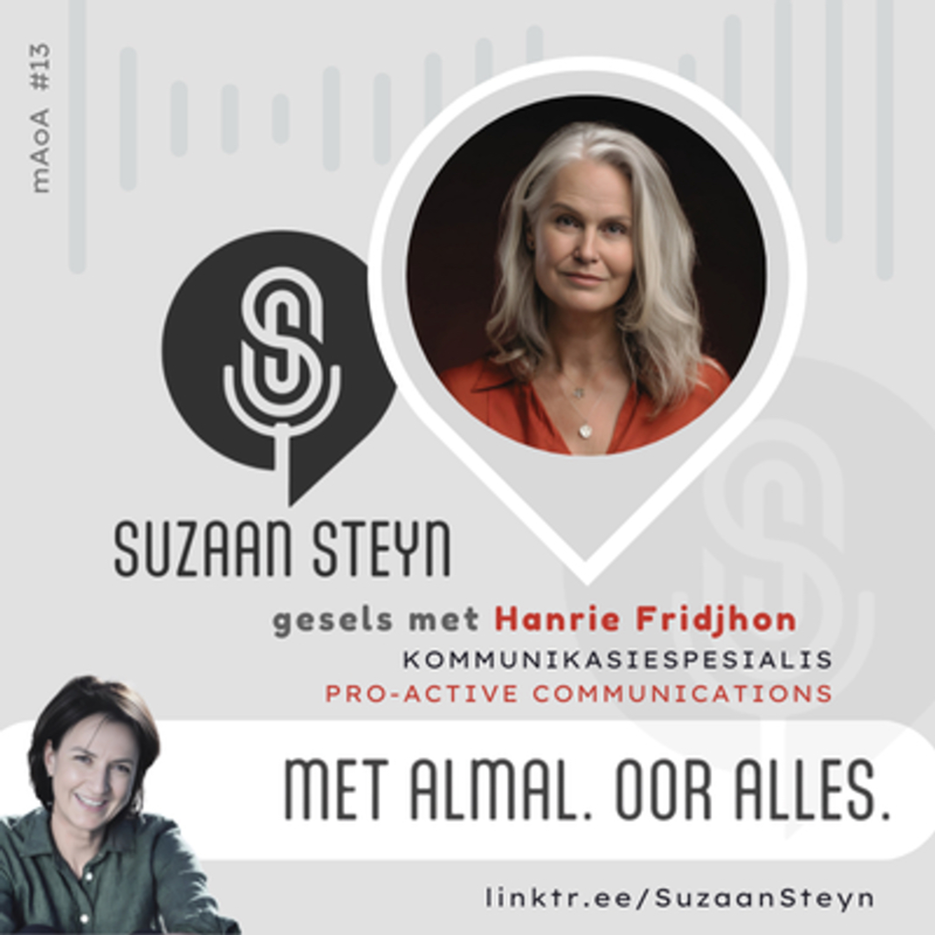 Met Almal. Oor Alles