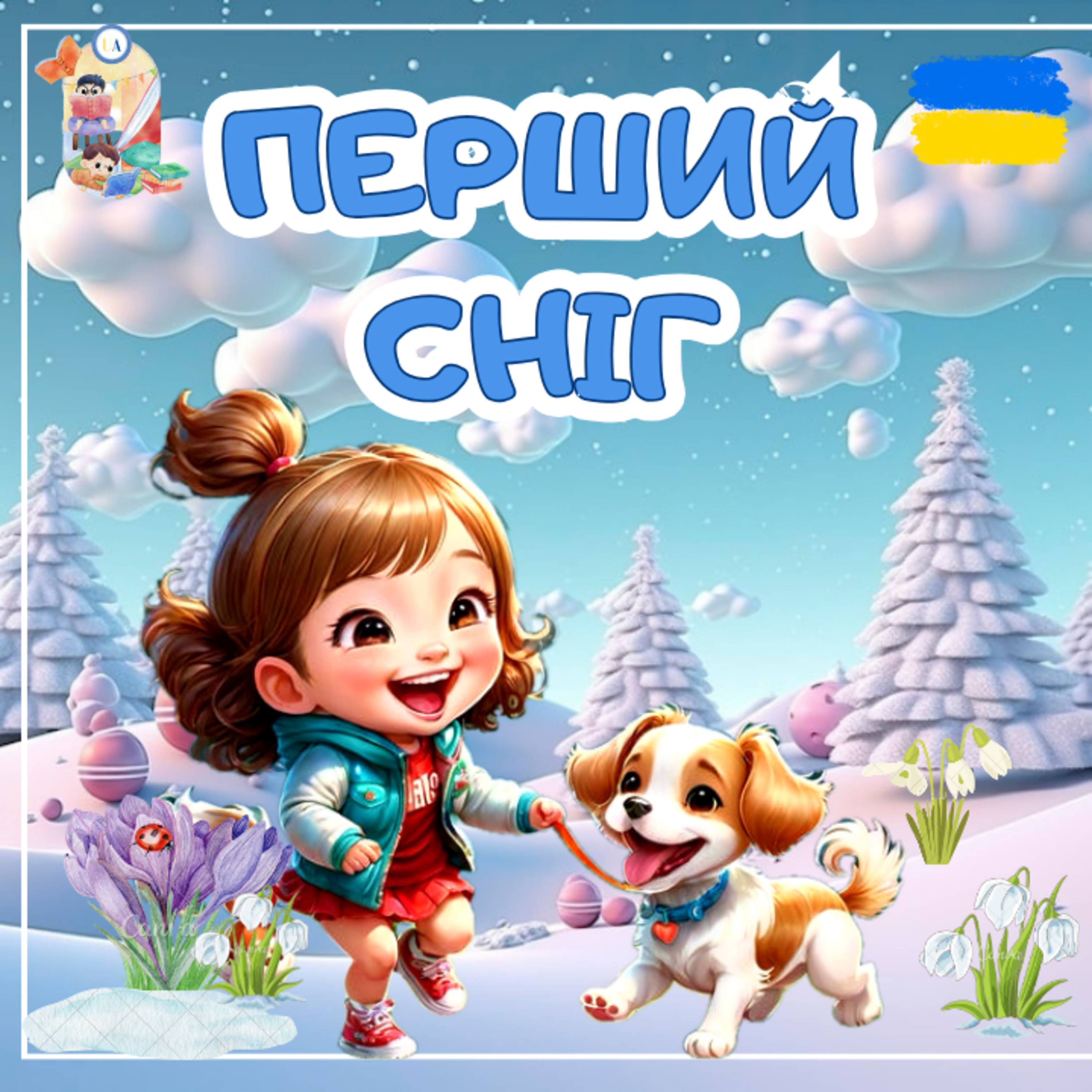 🎧АУДІОКАЗКА - Перший сніг | Казки українською | Ukrainian fairytales for kids abroad episode artwork