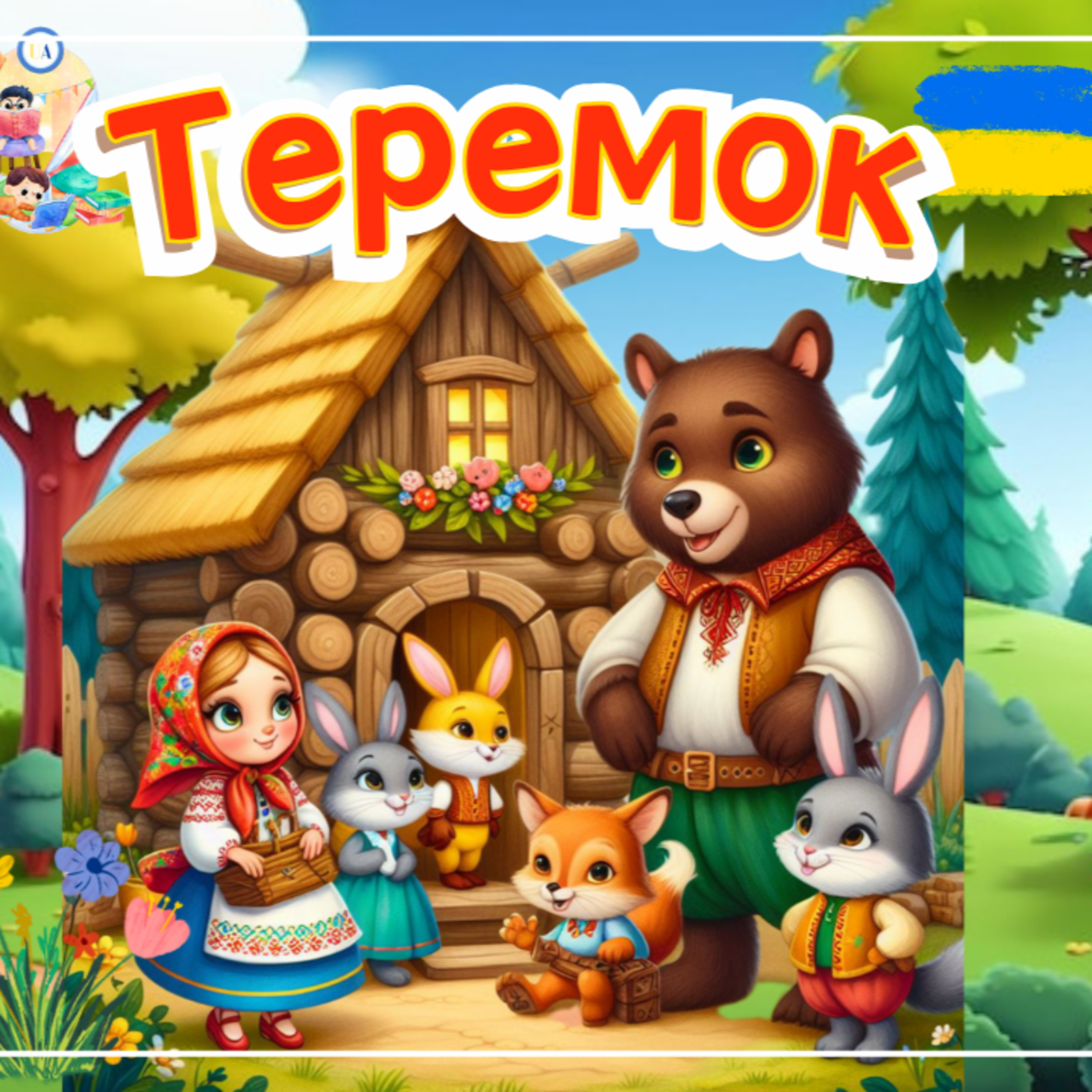 🎧 АУДІОКАЗКА - Теремок | Аудіоказки українською | Ukrainian fairytales for kids abroad episode artwork