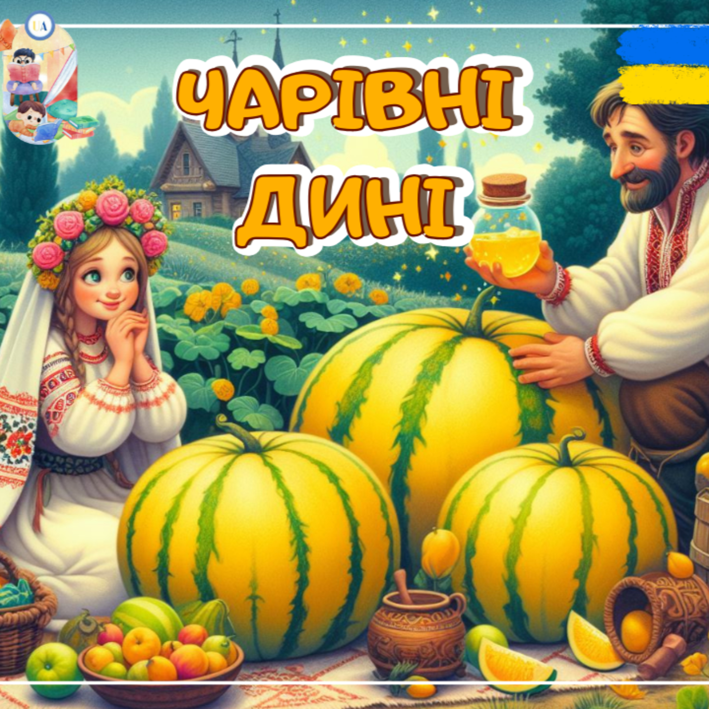 🎧 АУДІОКАЗКА - Чарівні дині | Казки українською | Ukrainian fairytales for kids abroad episode artwork