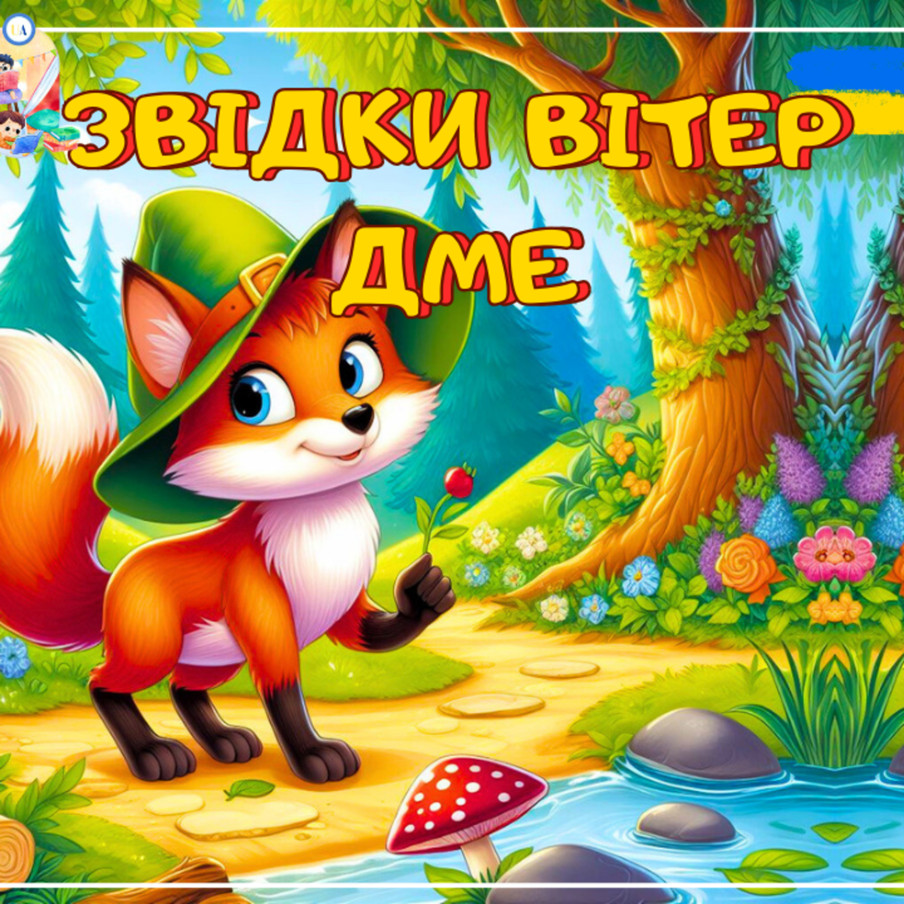 🎧 АУДІОКАЗКА - Звідки вітер дме | Аудіоказки українською | Ukrainian fairytales for kids abroad episode artwork
