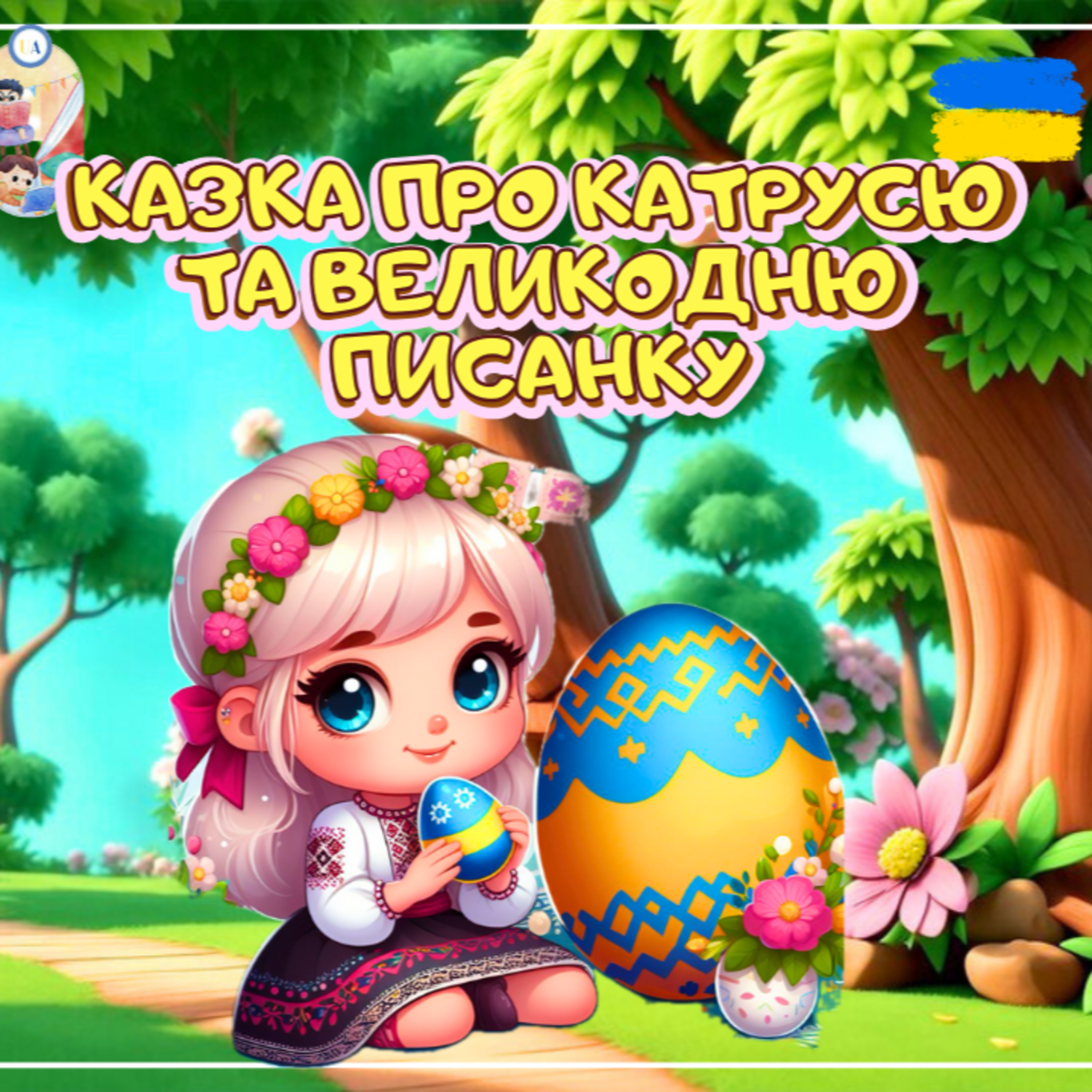 🎧 АУДІОКАЗКА - Казка про Катрусю та Великодню писанку | Аудіоказки українською | Ukrainian fairytales for kids abroad episode artwork