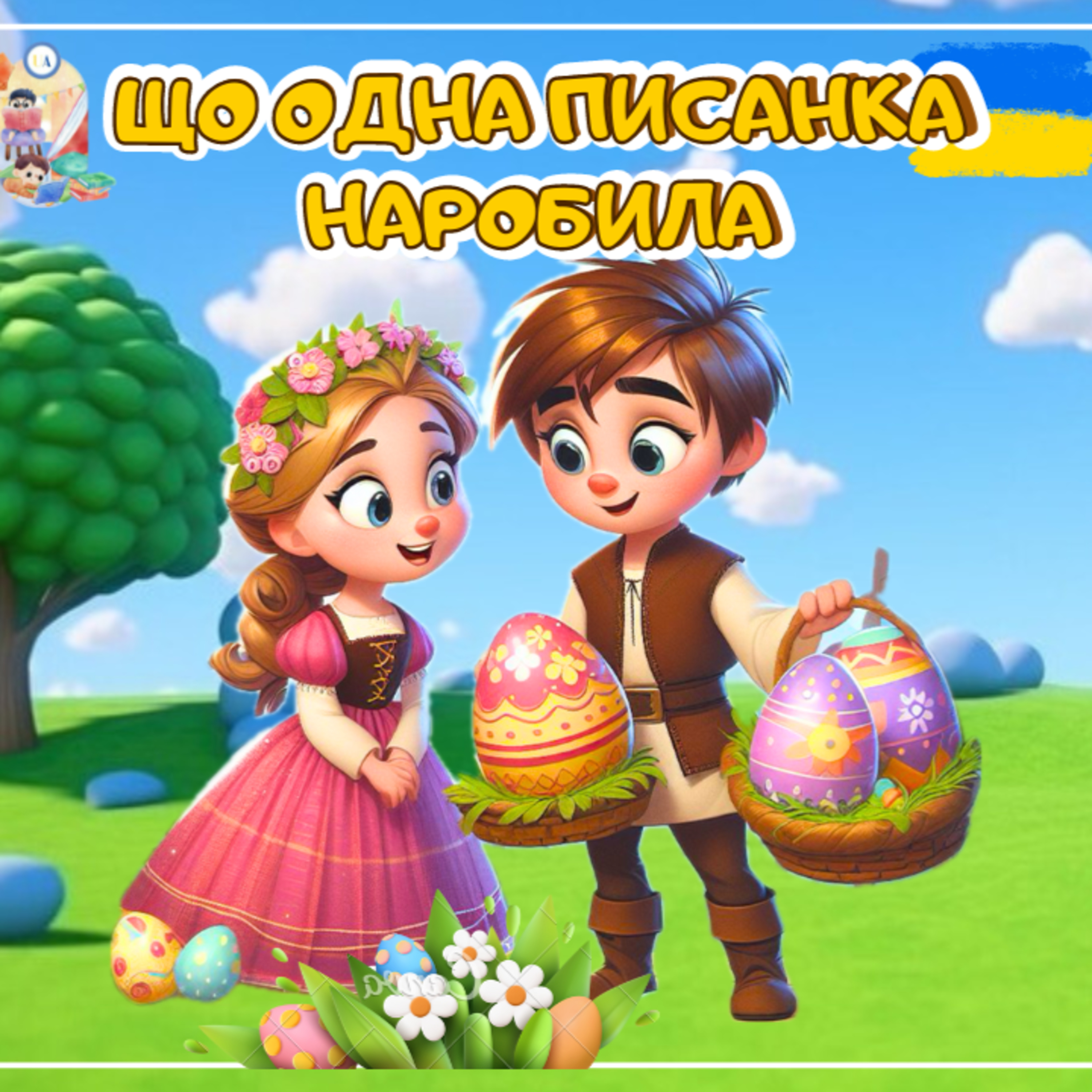🎧 АУДІОКАЗКА - Що одна писанка наробила | Аудіоказки українською | Ukrainian fairytales for kids abroad episode artwork